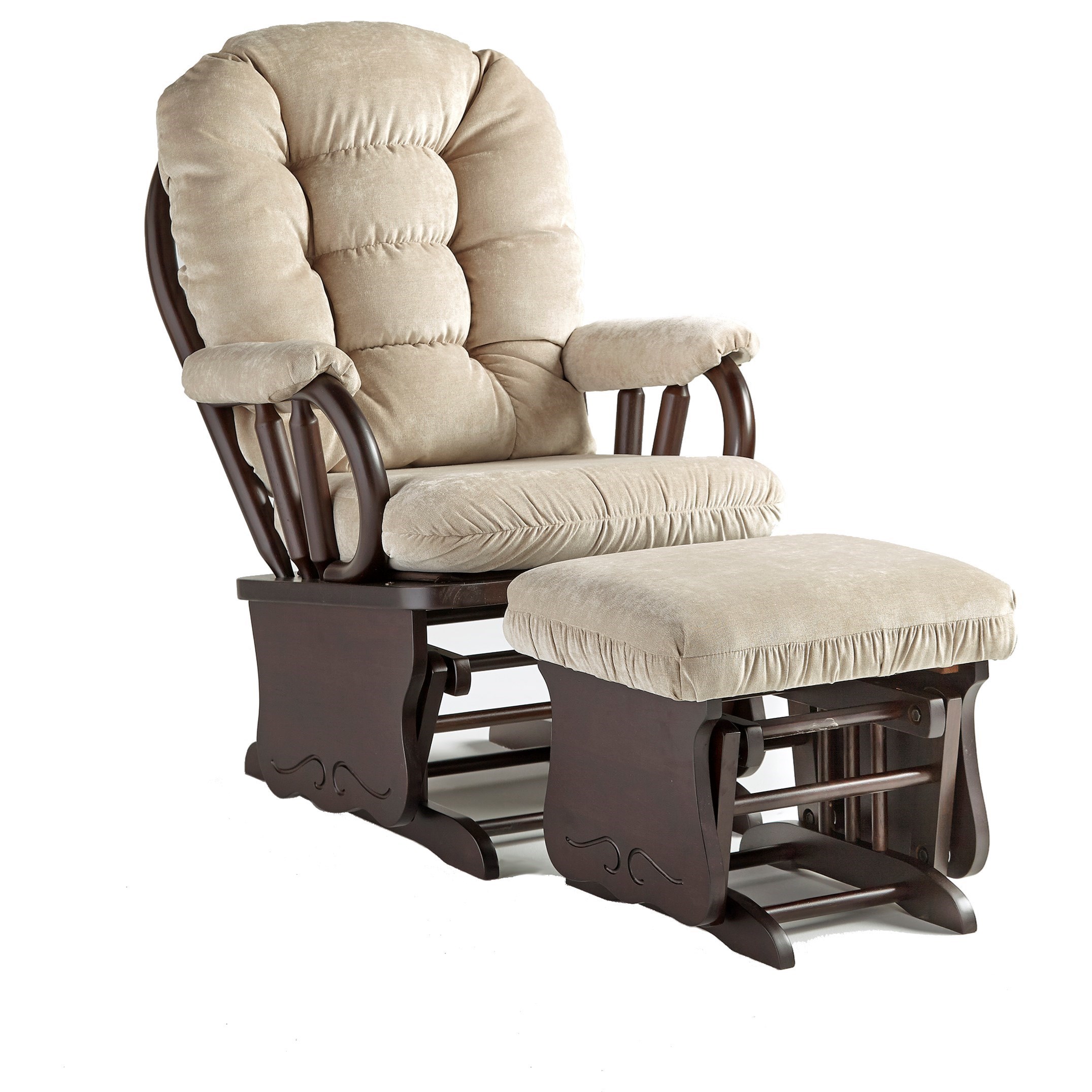 Best Home Furnishings Bedazzle Gliding Rocker and Ottoman Wayside