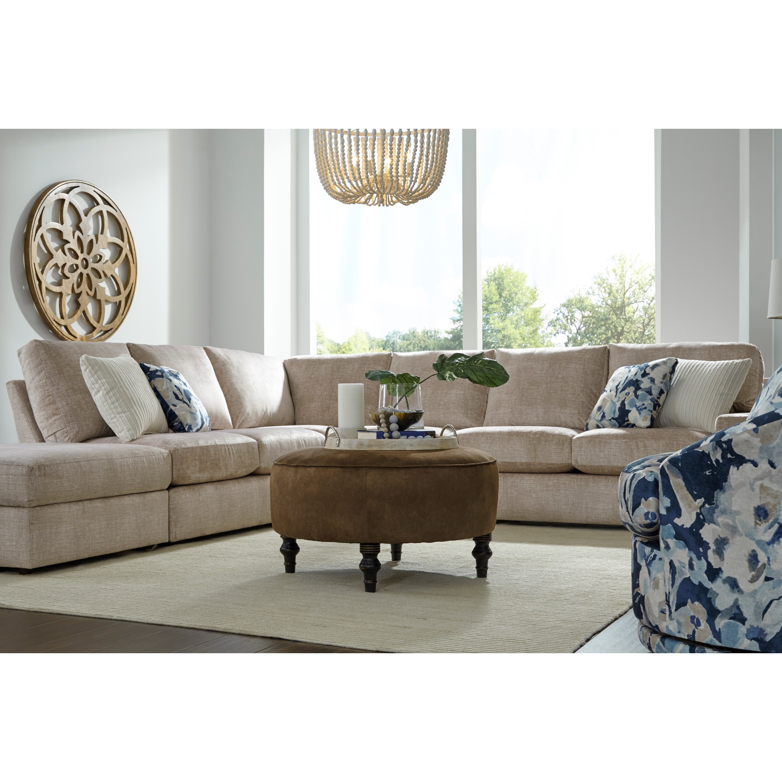 Best Home Furnishings Dovely FiveSeat Sectional Sofa with LAF Storage