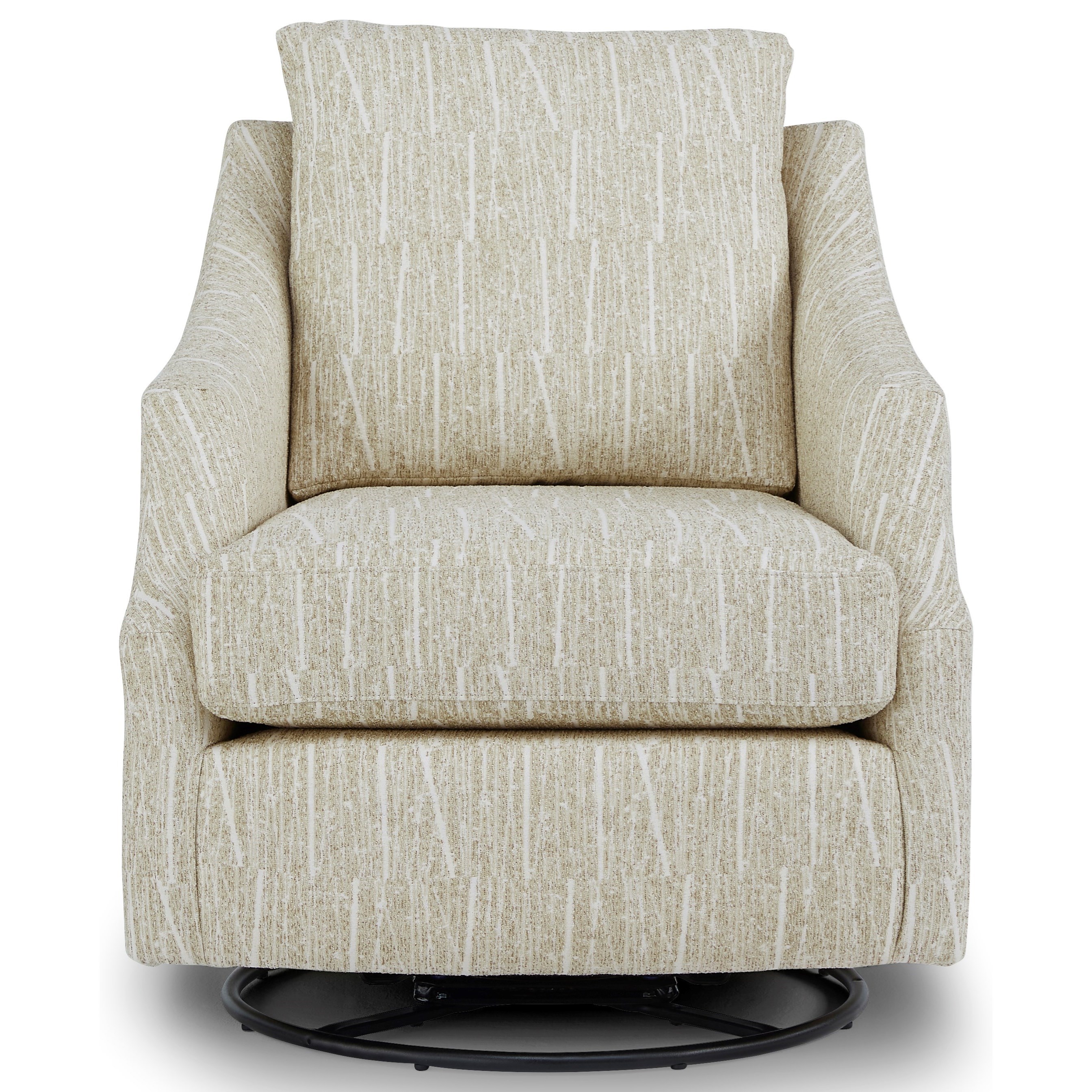 Best Home Furnishings Flutter Contemporary Swivel Glider with