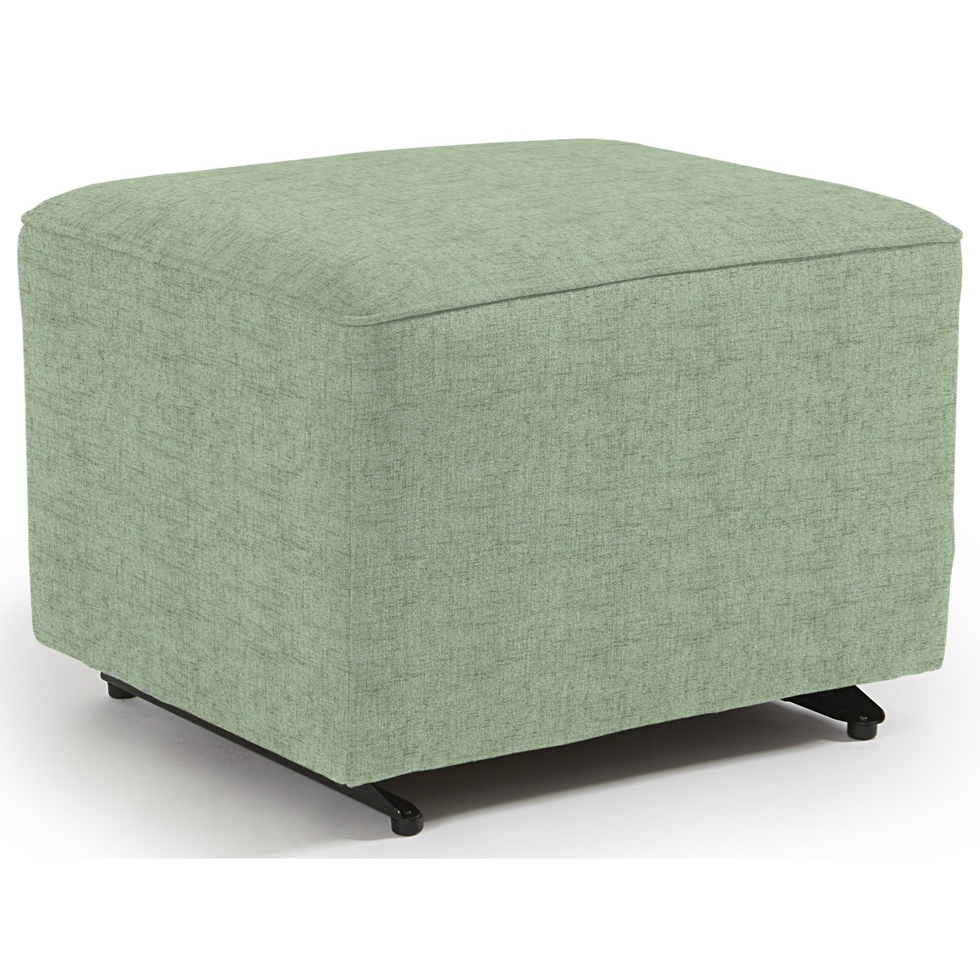 Best Home Furnishings Kacey Ottoman with Glider Base Fashion Furniture Ottomans