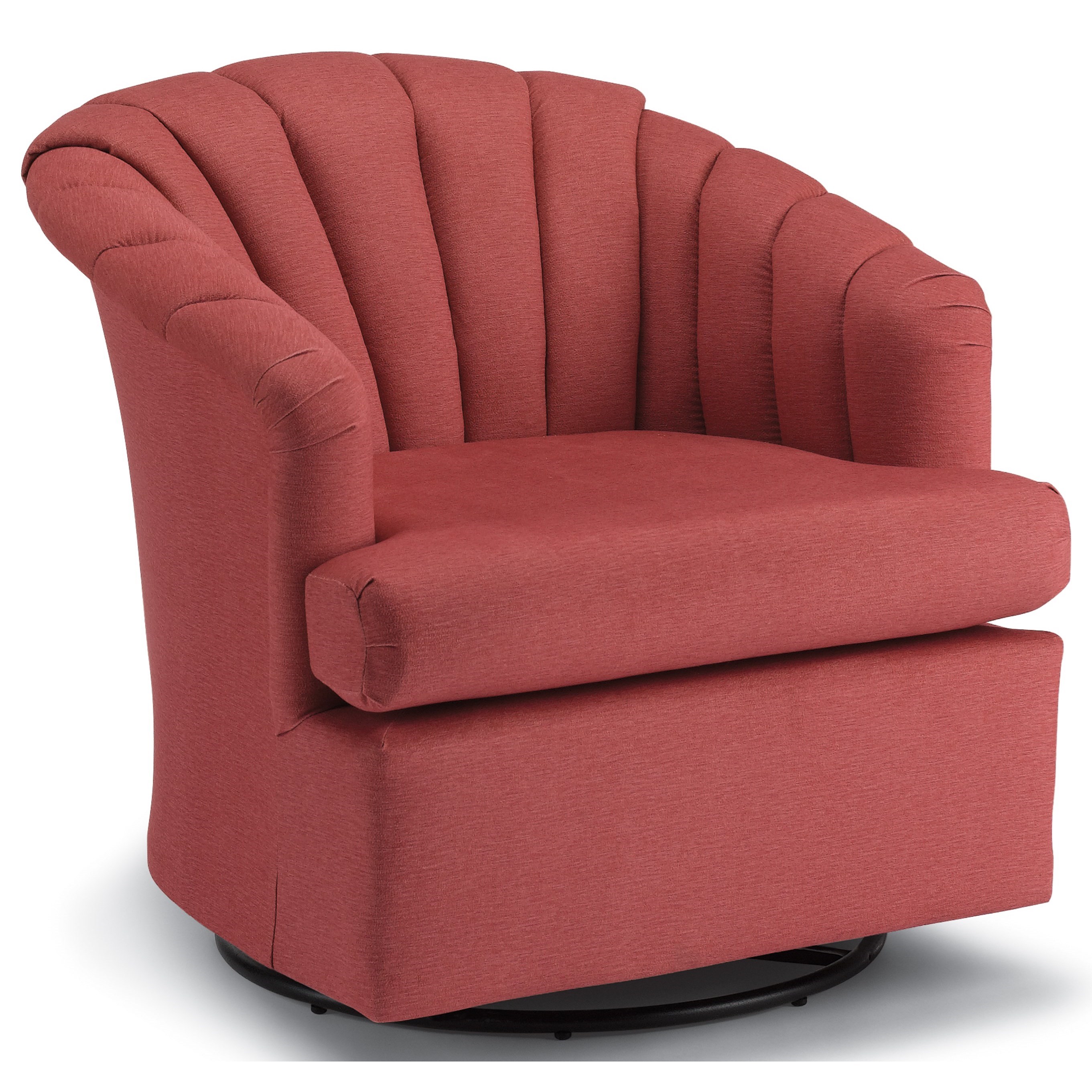 Best Home Furnishings Chairs - Swivel Barrel Elaine Swivel ... The chair is upholstered with polyurethane that is highly durable and soft against the skin.