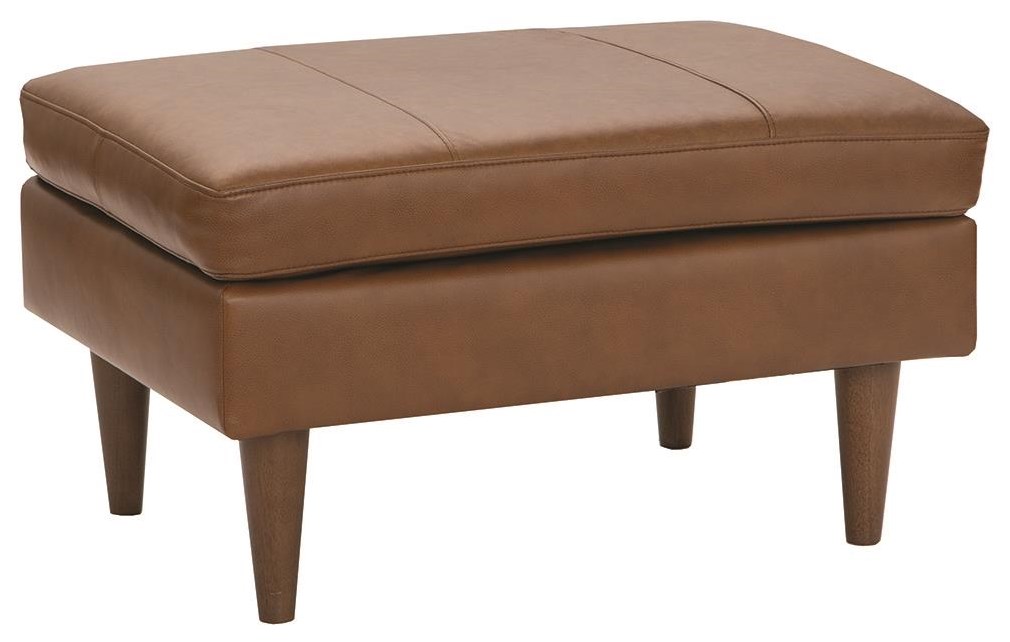 Best Home Furnishings Trafton Top Grain Leather Match Ottoman Darvin