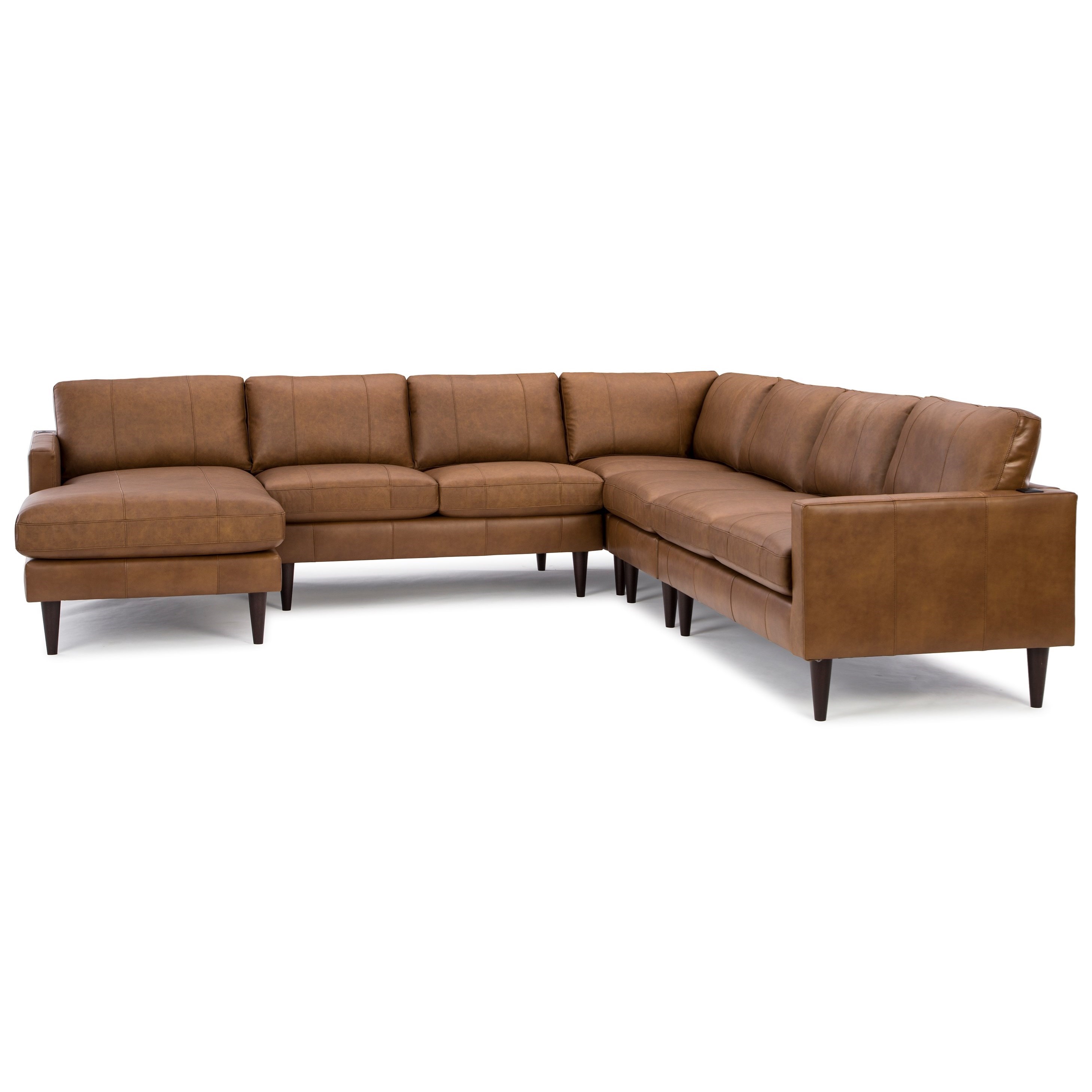 Best Home Furnishings Trafton Contemporary 6Seat Sectional Sofa with
