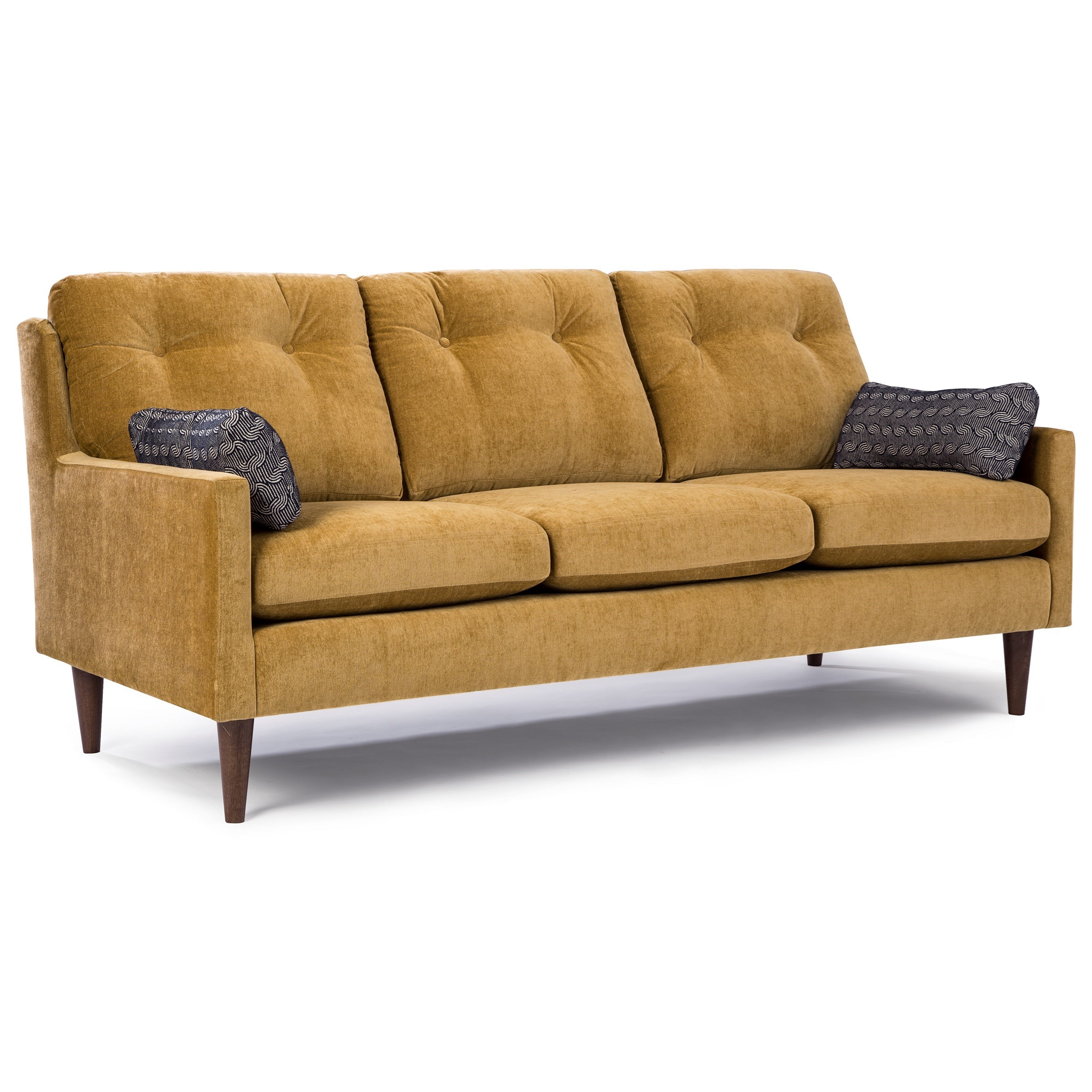 Best Home Furnishings Trevin Contemporary Small Scale Sofa Sheely's