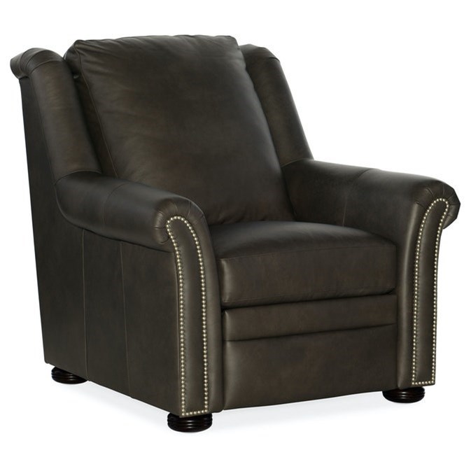 Bradington Young Raven Traditional Power Recliner with Power Headrest