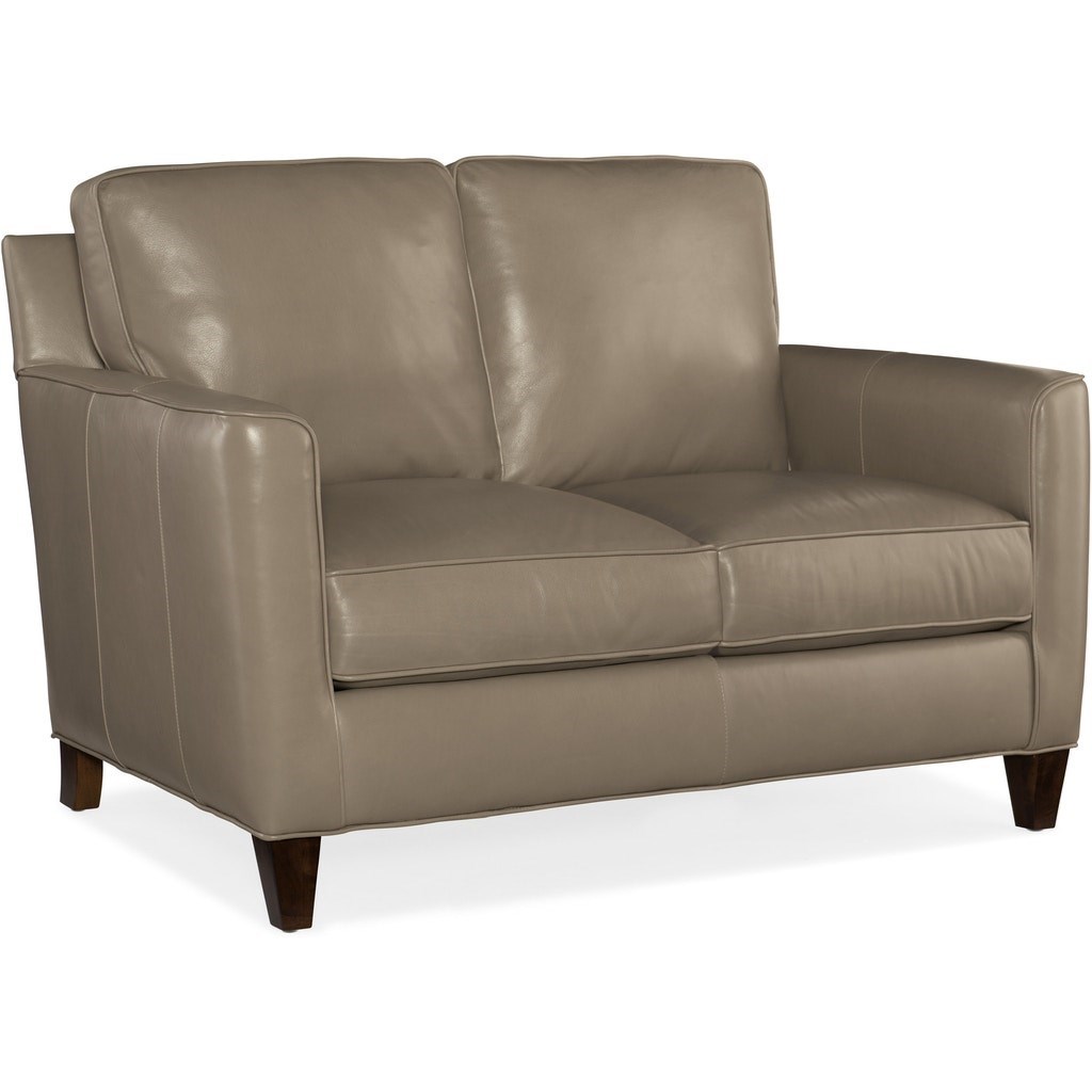 Bradington Young Yorba 50875 Contemporary Stationary Loveseat Lindy