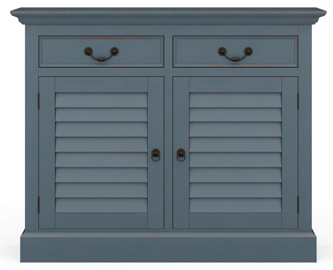 Bramble Cottage 24155SHB Sideboard with Louvered Doors and 2 Drawers