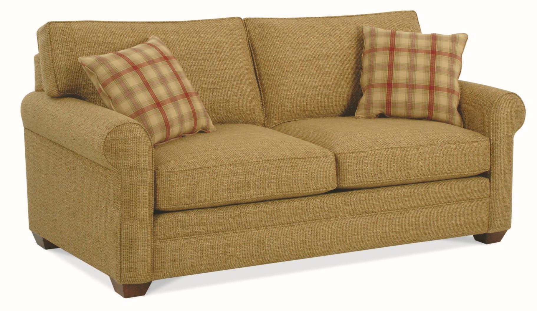 Braxton Culler 728 Casual Two Seater Loft Sofa with Rolled Arms and