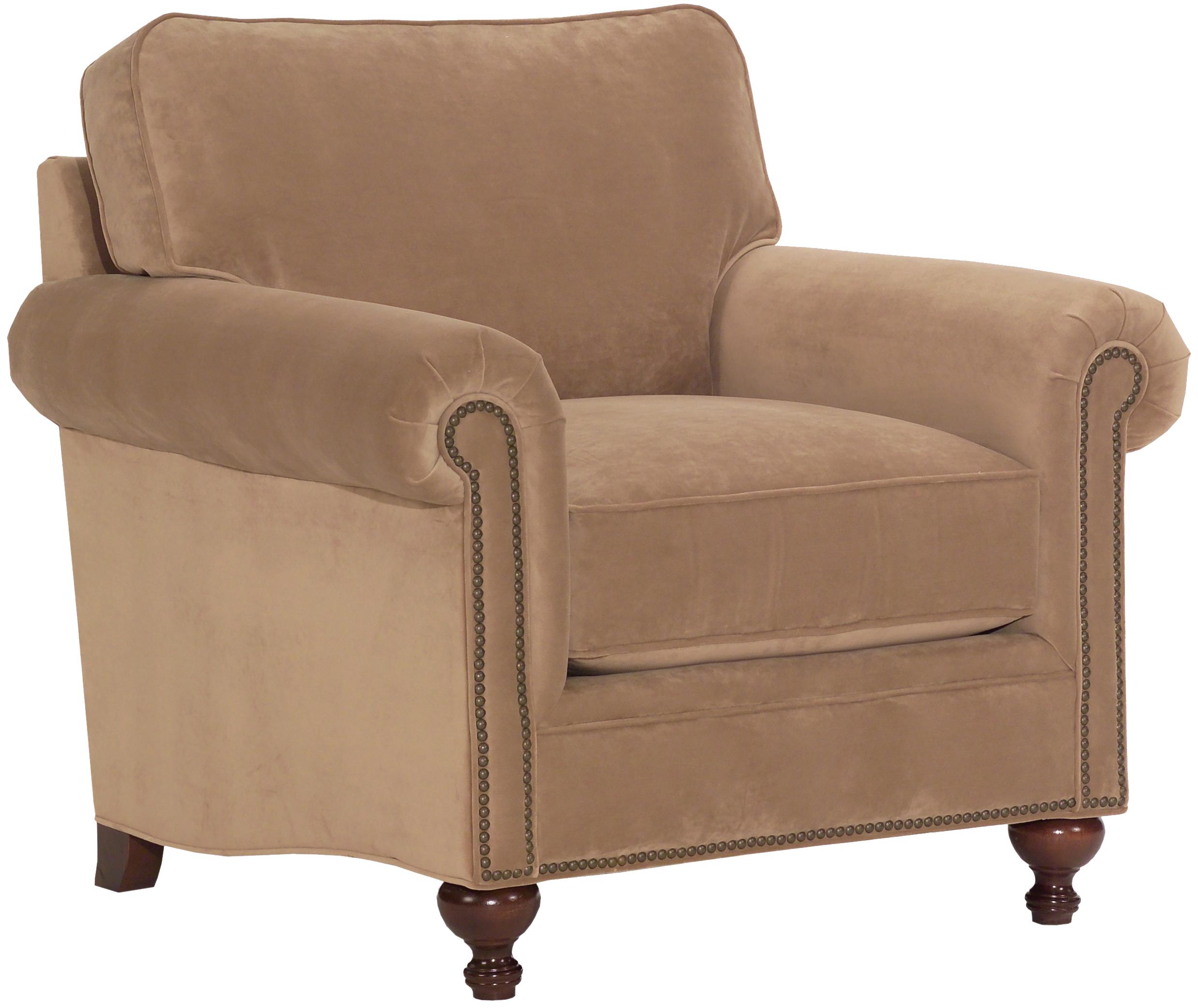 Broyhill Furniture Harrison Traditional Style Chair with Exposed Wood