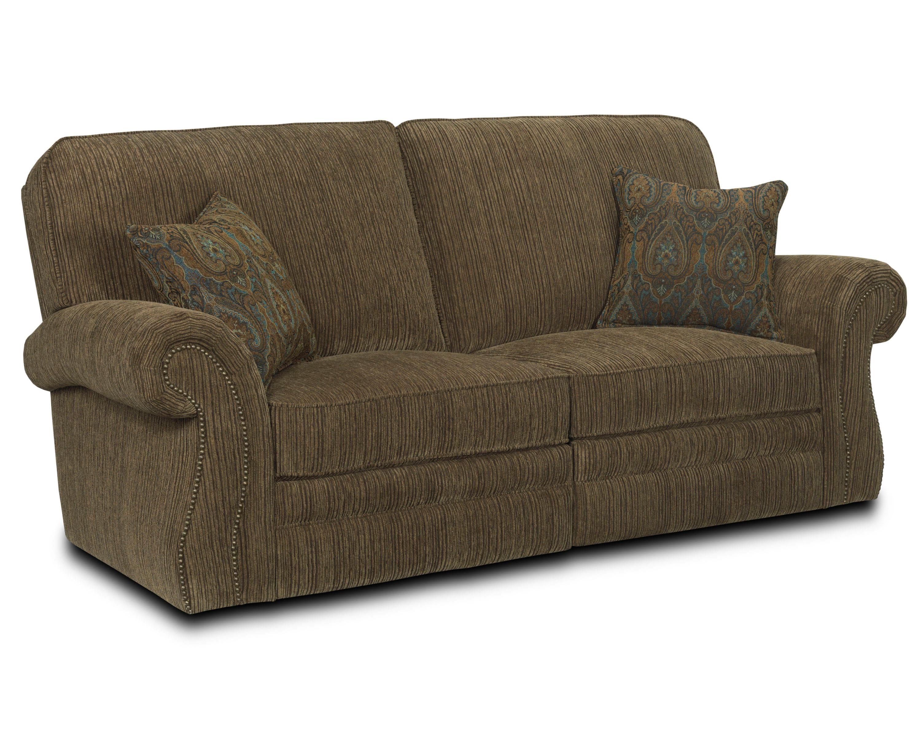Lane Billings Traditional Power Reclining Sofa with Rolled Arms and