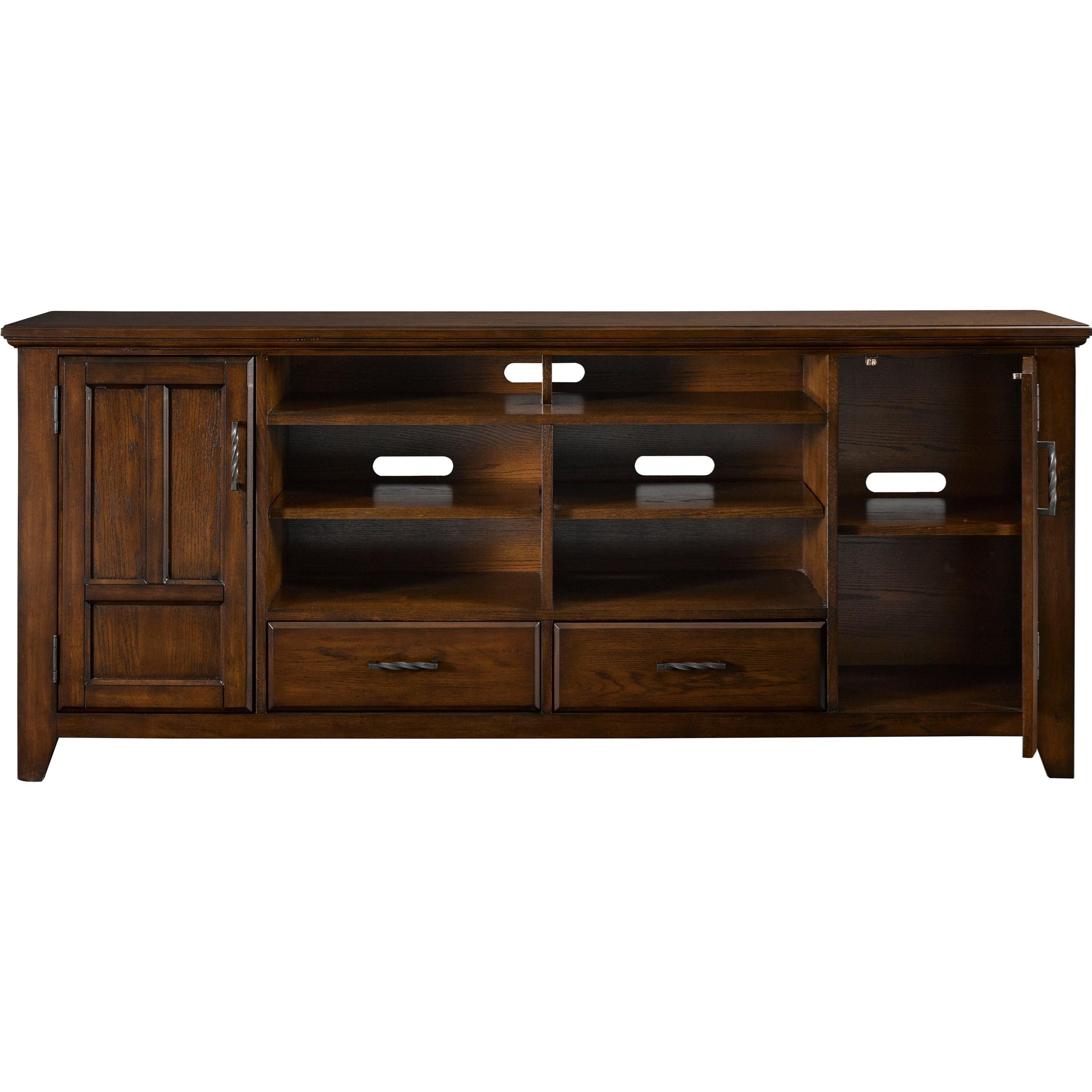 Broyhill Furniture Rushmead Transitional 75" Entertainment Console Find Your Furniture TV Stands