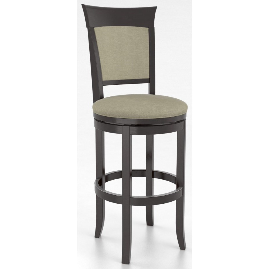 Customizable 32" Upholstered Swivel Stool