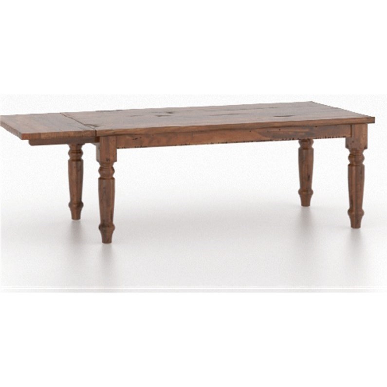 Canadel Champlain Customizable Rectangular Table w/ Breadboard Leaf