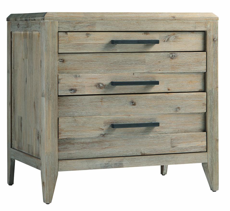 Shelburne Nightstand With Drawer And Pull Out Shelf / Brookside