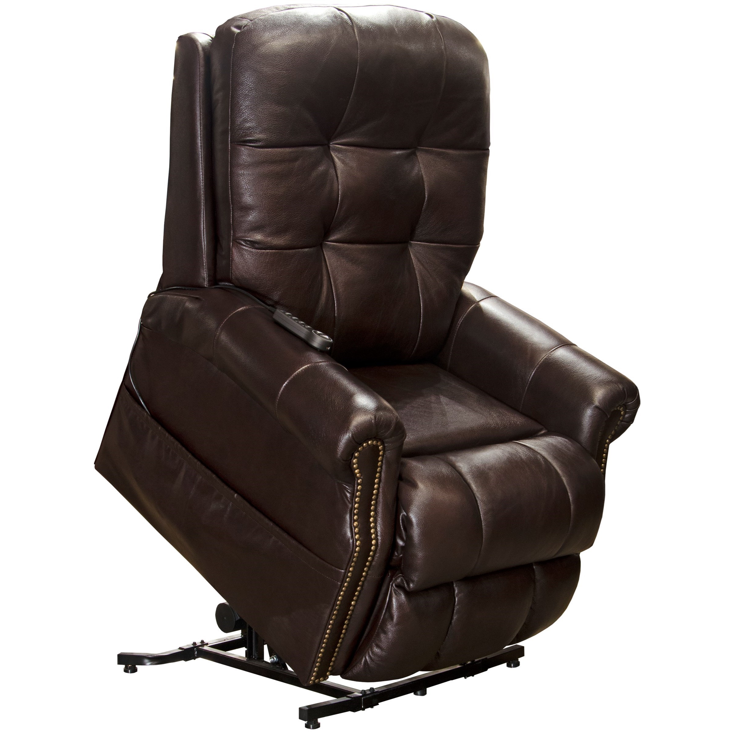 Catnapper Madison Traditional Power Lift Lay Flat Recliner with Heat