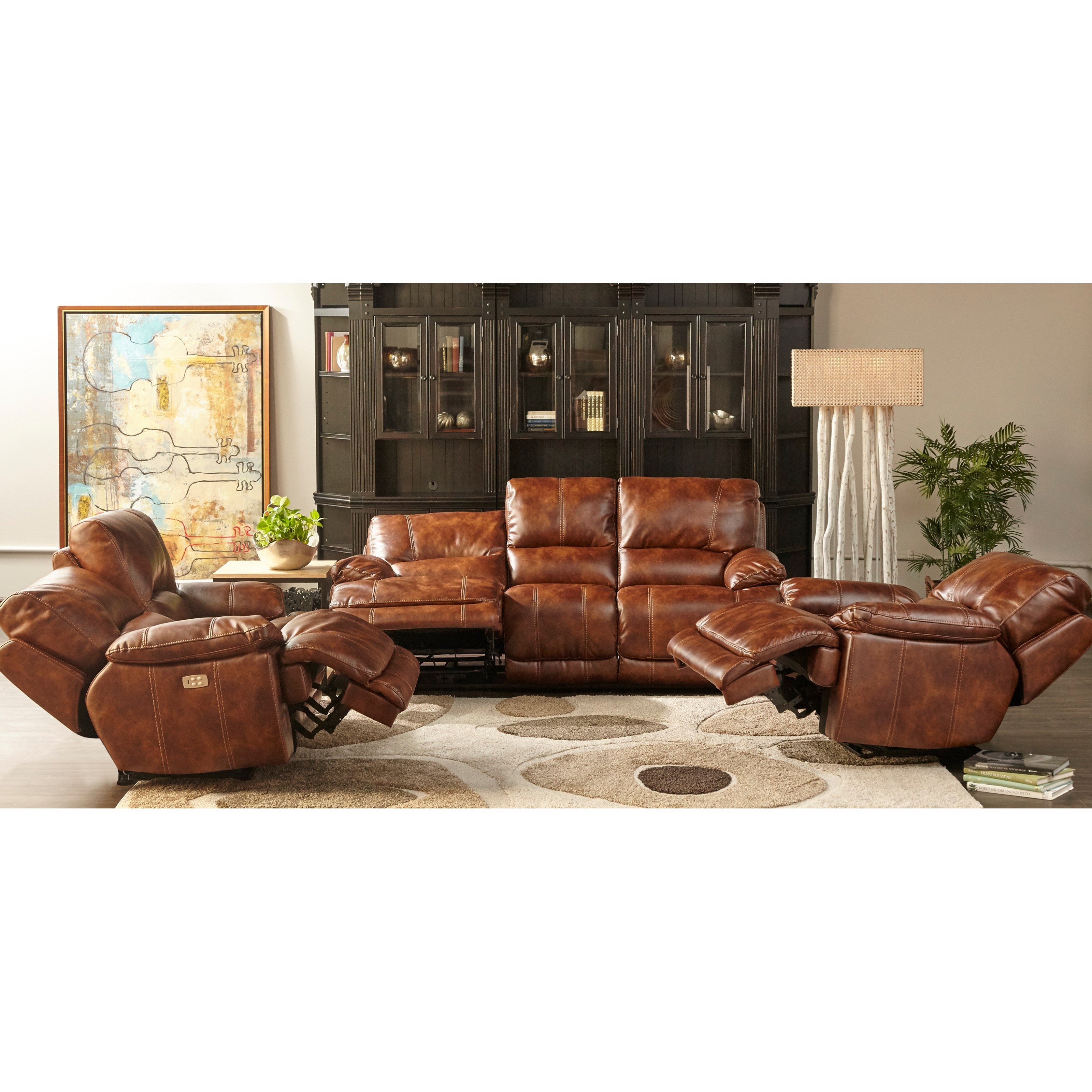 Cheers Sofa 5185M 5185ML22EPHR Dual Power Motion Loveseat with Power