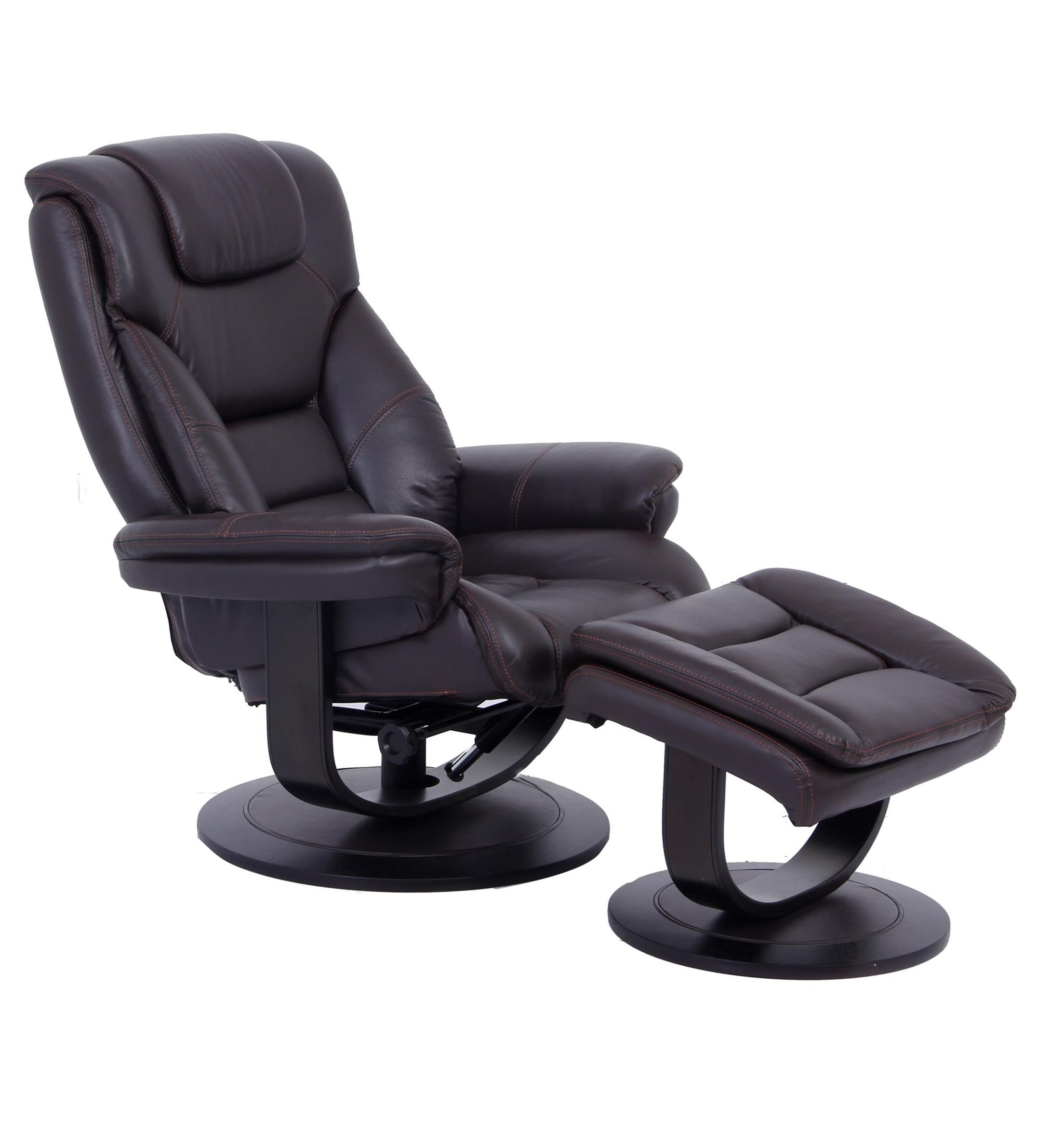 Cheers K827 1368698 Pushback Reclining Swivel Chair and Ottoman