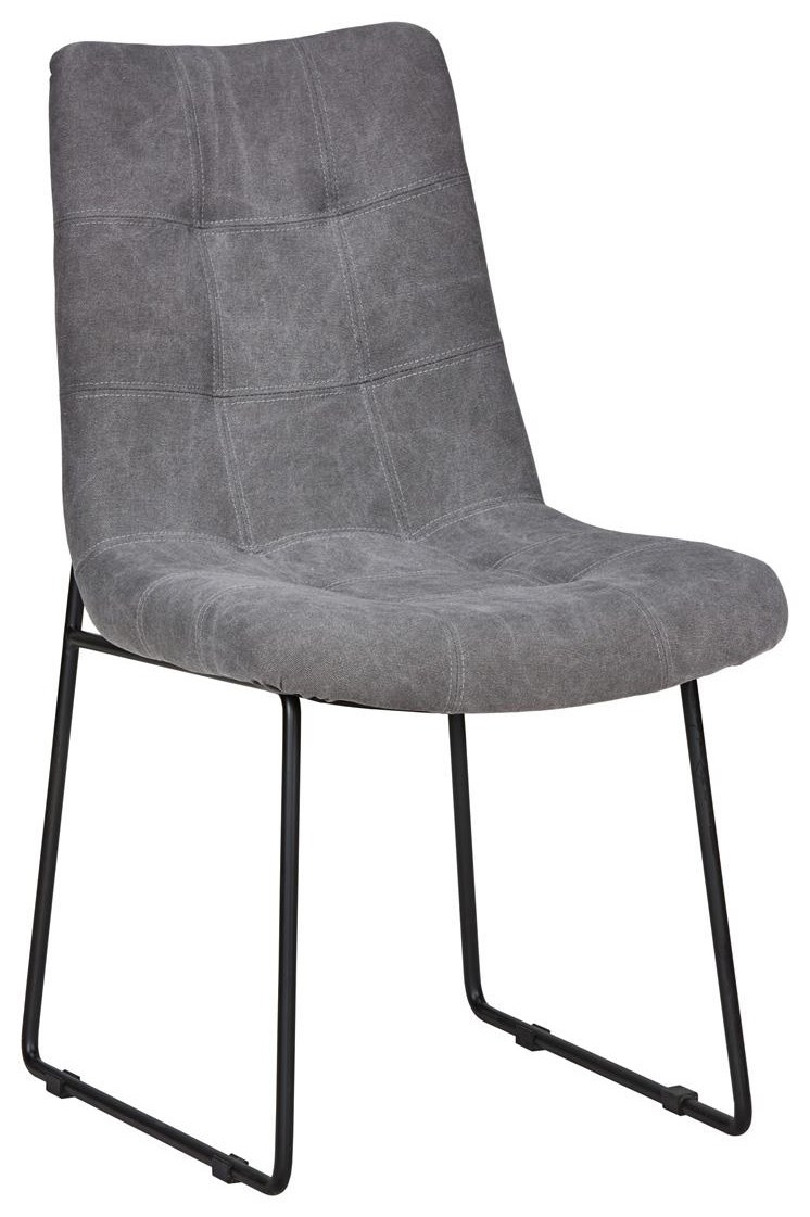 Classic Home Emile 340353046 Smokey Gray Upholstered Dining Side Chair