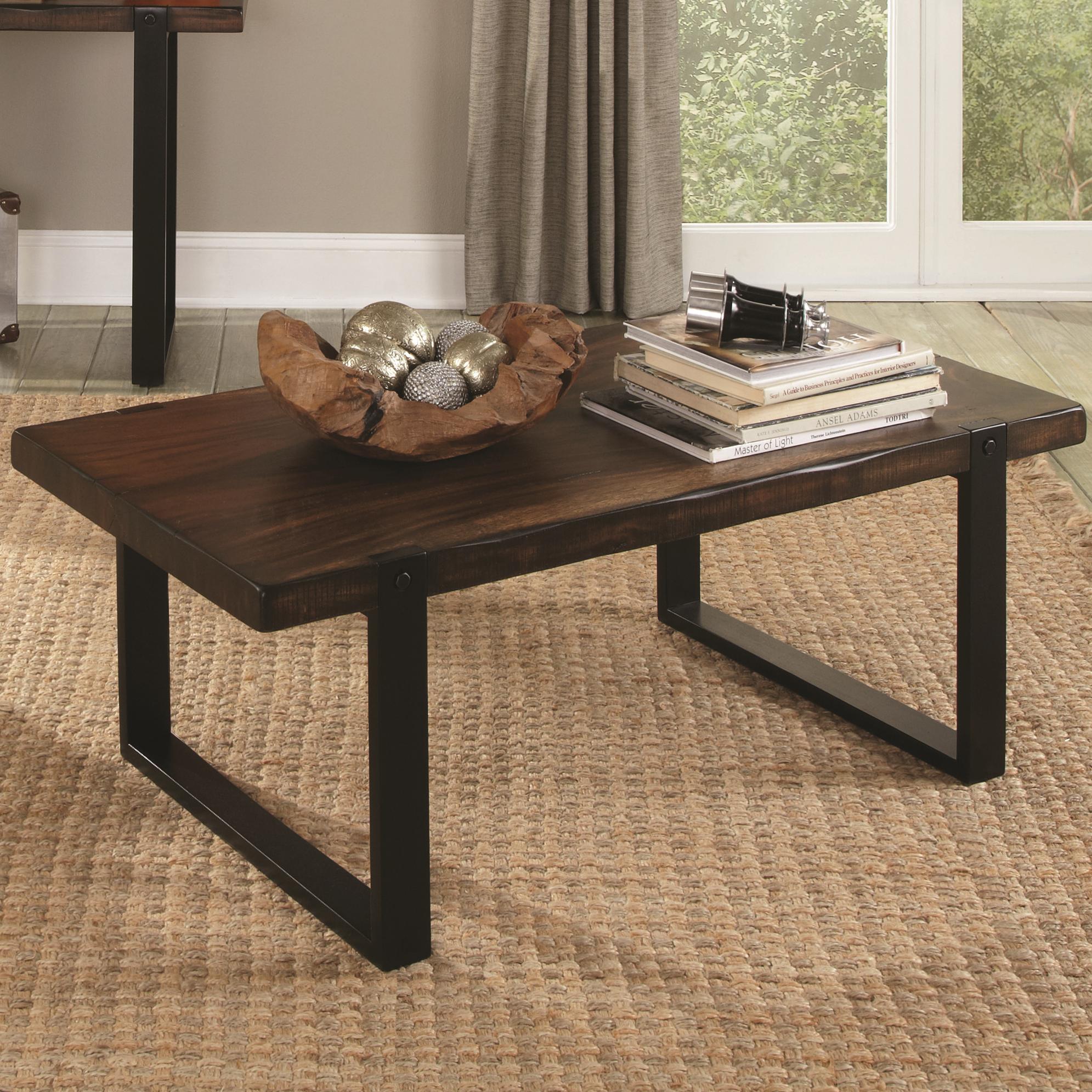Coaster 70342 Coffee Table with Rustic Look Rife's Home Furniture