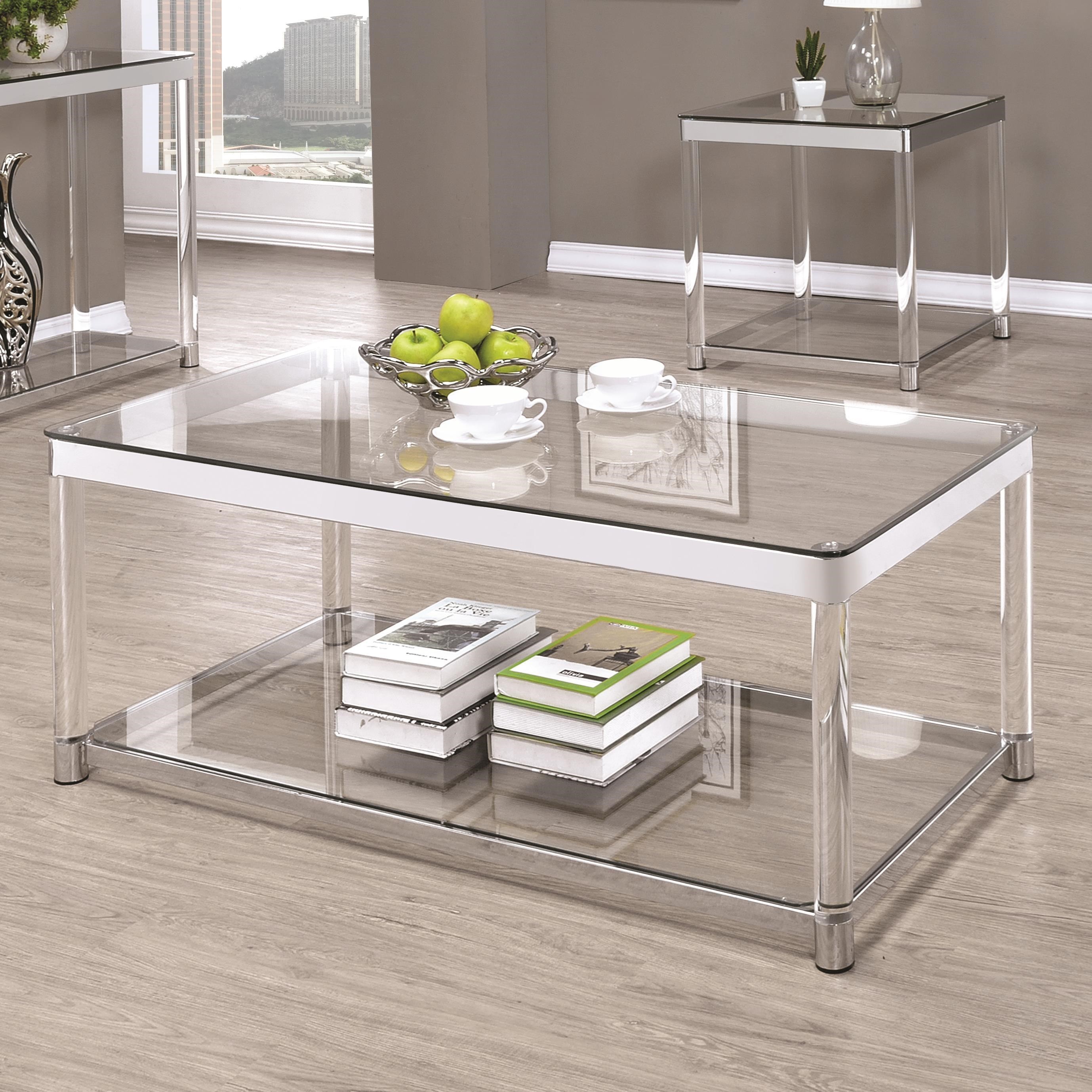 Glass Top Coffee Table Modern