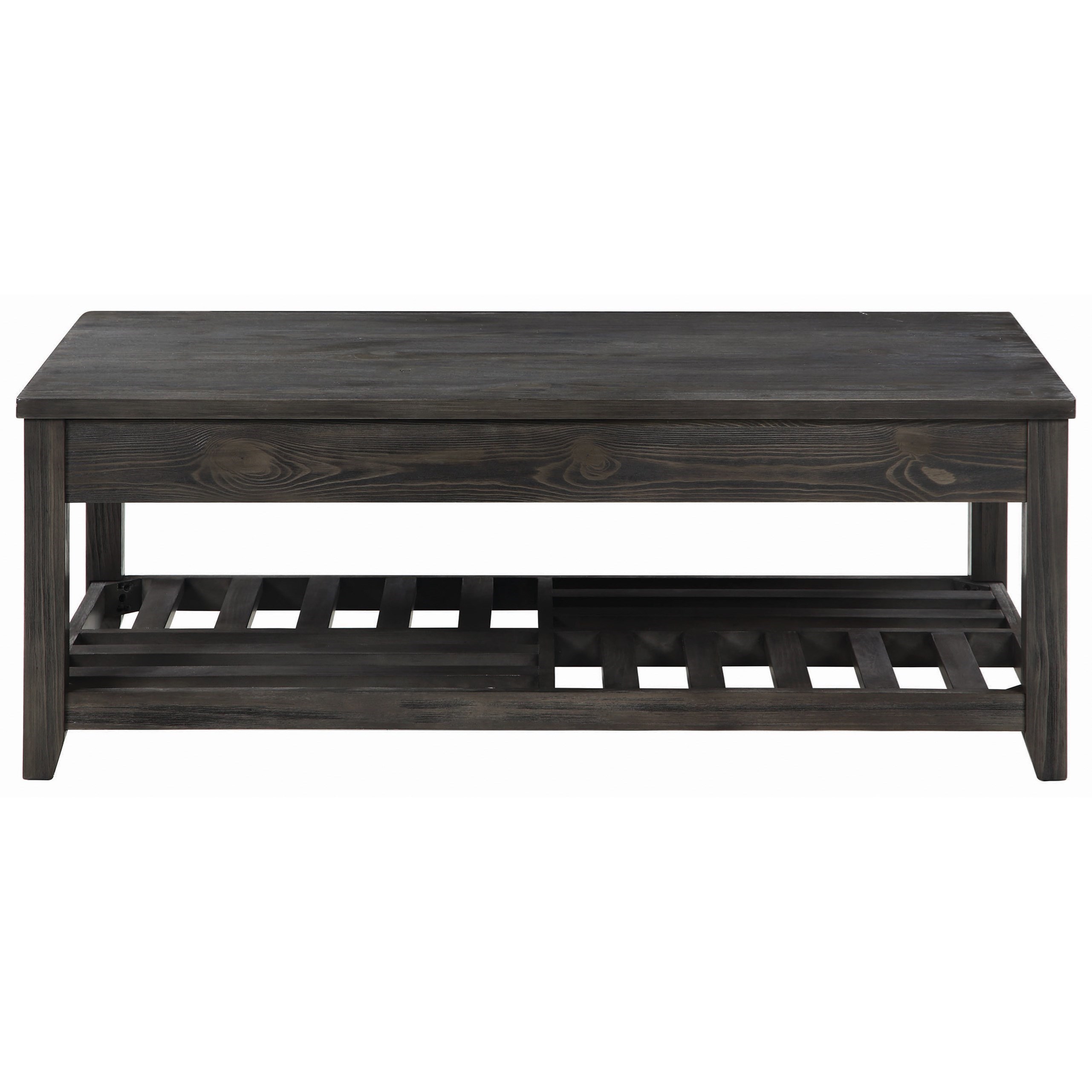 Coaster Occasional Group Gray Finish Lift Top Coffee Table with Slat