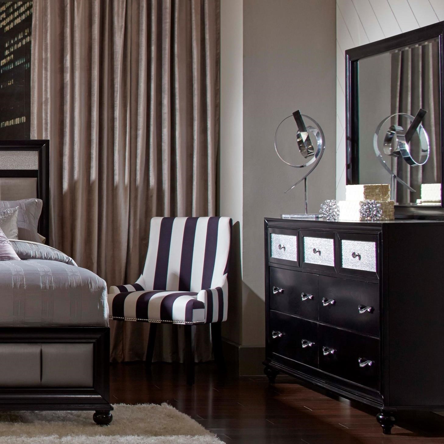 Coaster Barzini 200894 Mirror Corner Furniture Dresser Mirrors