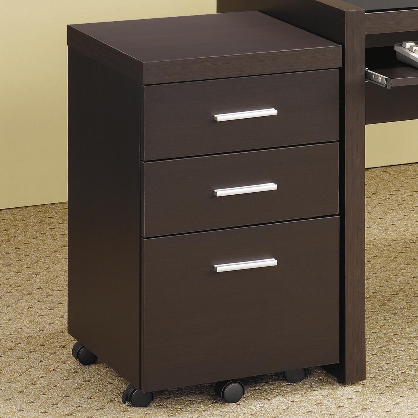 Coaster Skylar File with 3 Drawers Value City Furniture File