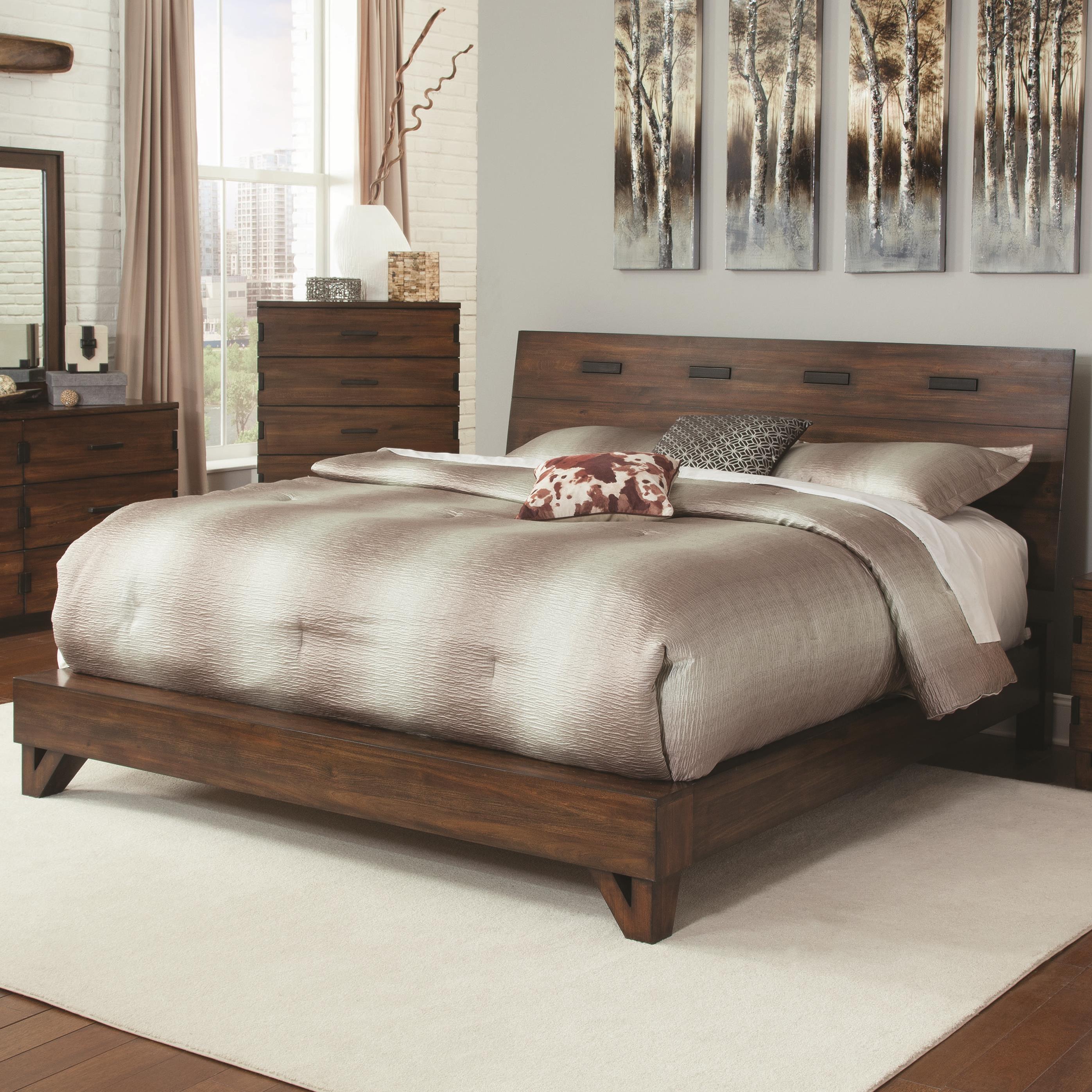Coaster Yorkshire Rustic Queen Bed with Contemporary Design Dream
