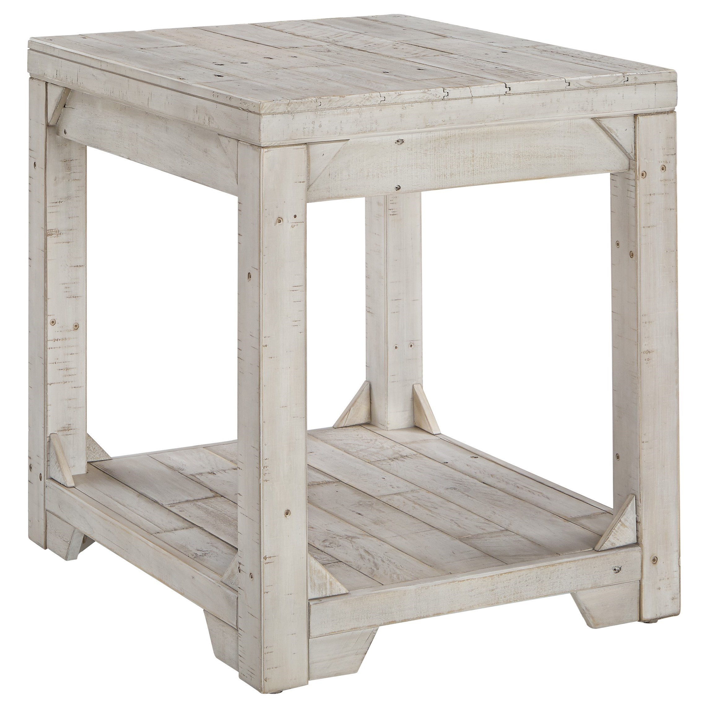Signature Design by Ashley Fregine Rectangular End Table Standard Furniture End Tables