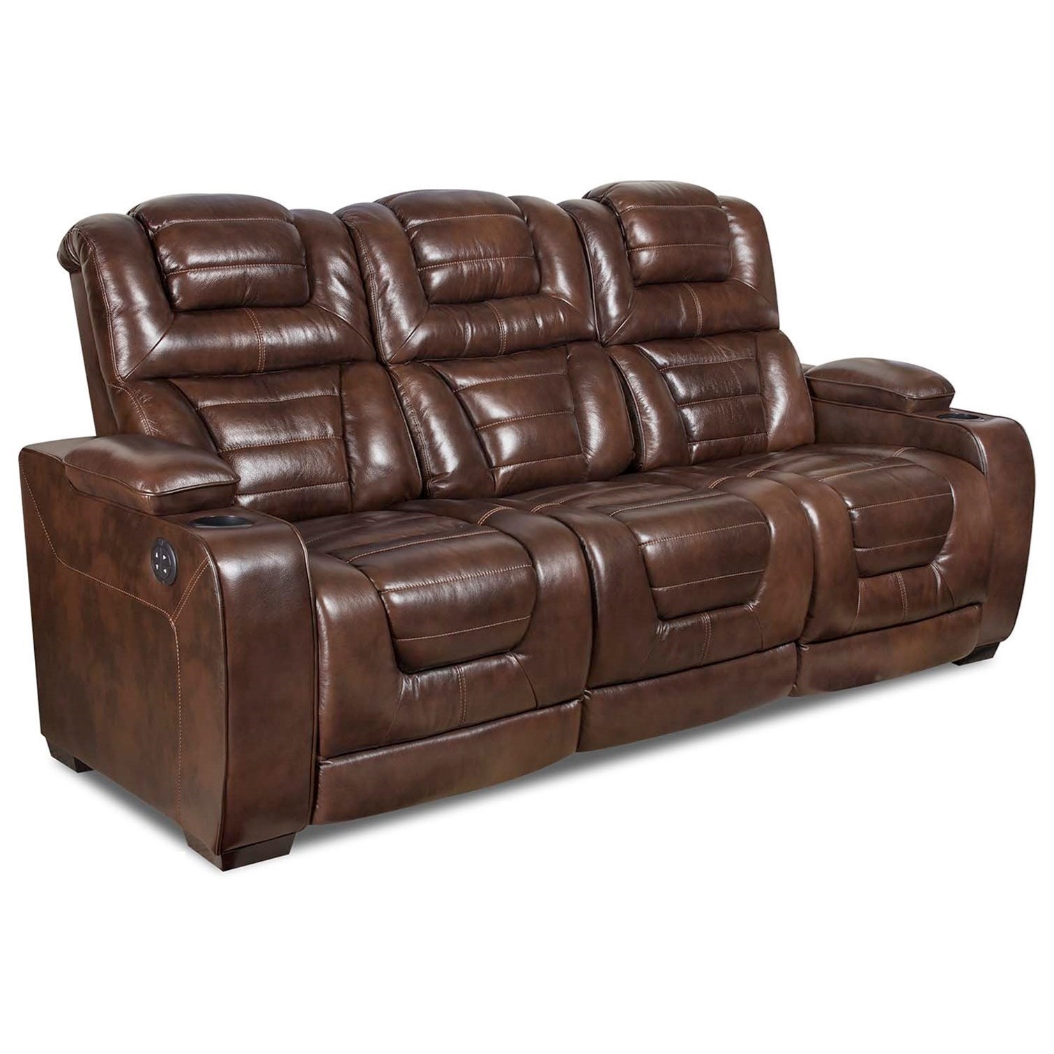 Corinthian 73901 Power Headrest Recline Sofa Furniture Fair North