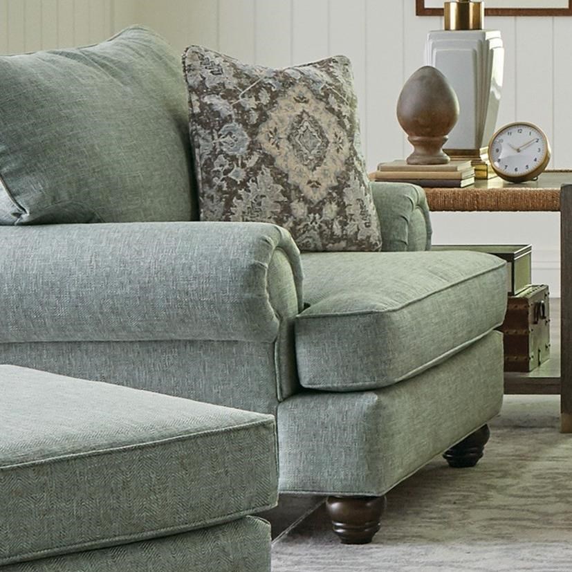 Craftmaster 700450 Traditional Chair and 1/2 Suburban Furniture Chair & a Half