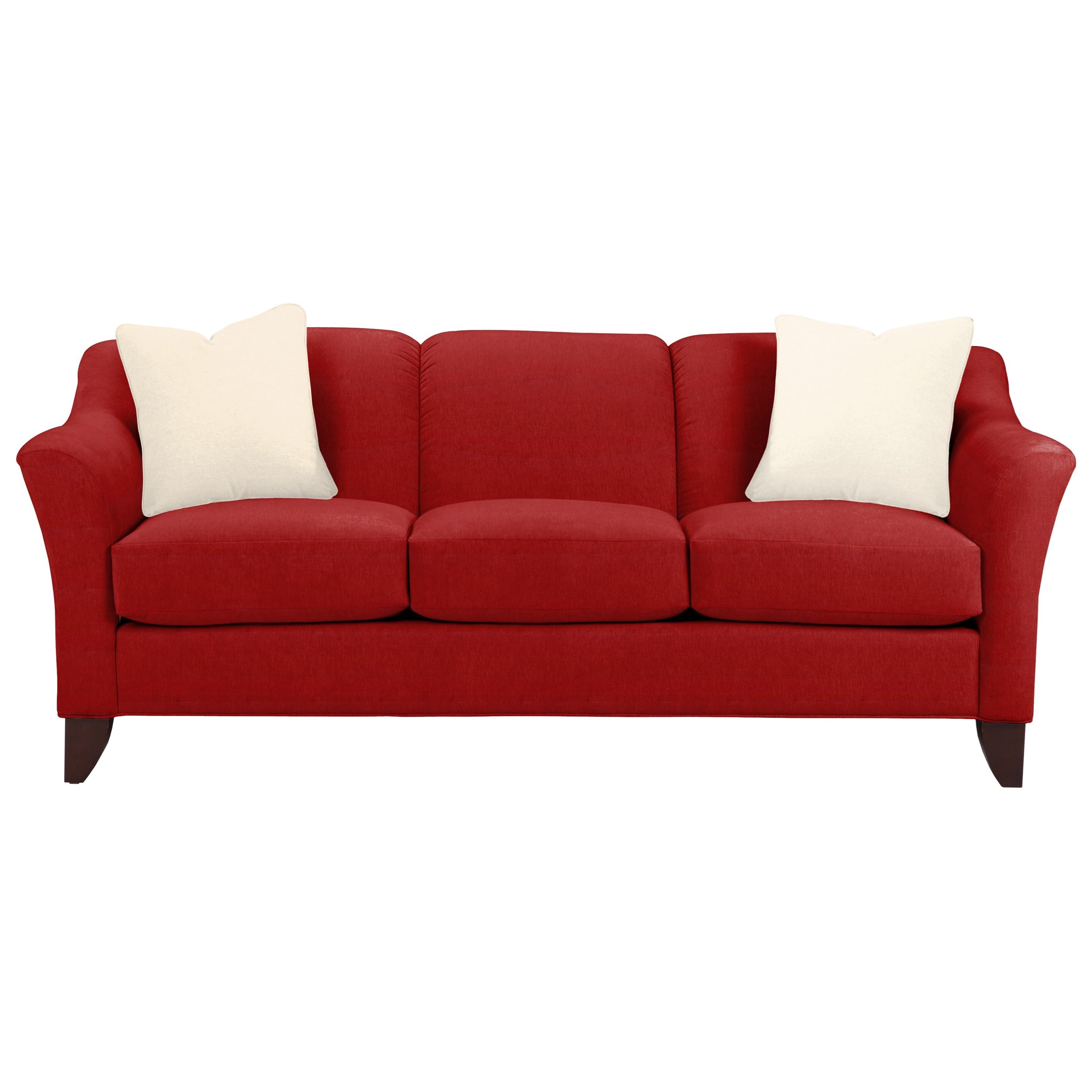 Craftmaster 784450Cs 784450 Stationary Sofa with Flared Arms Swann's