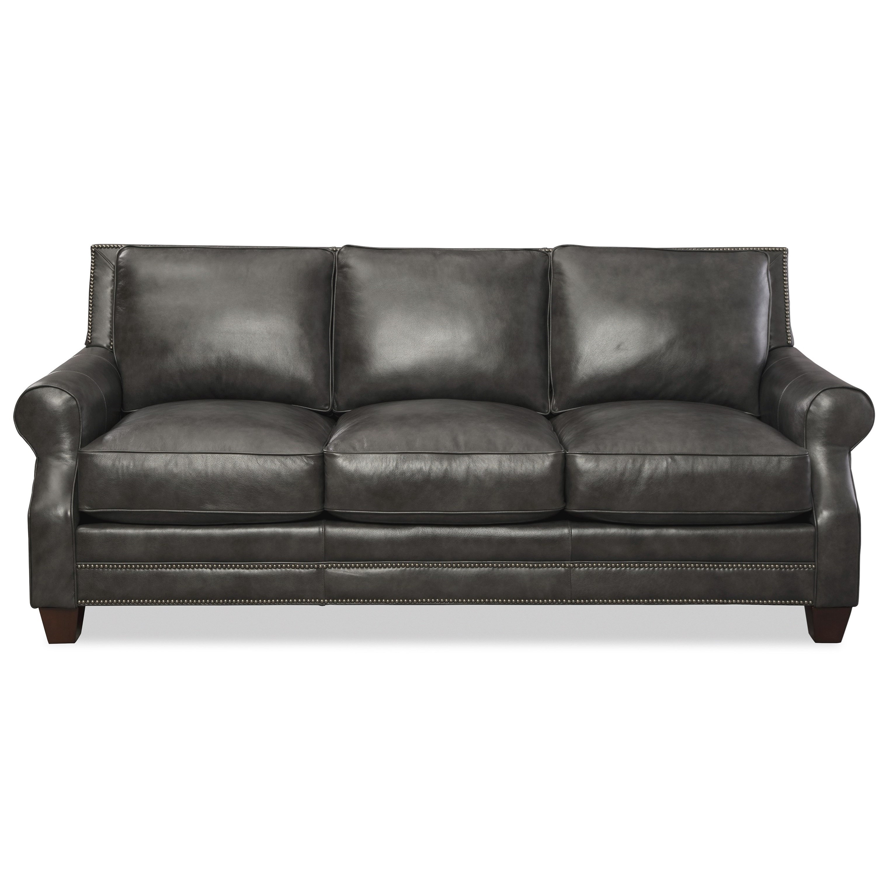 Hickory Craft L793550BD Leather Sofa Godby Home Furnishings Sofas