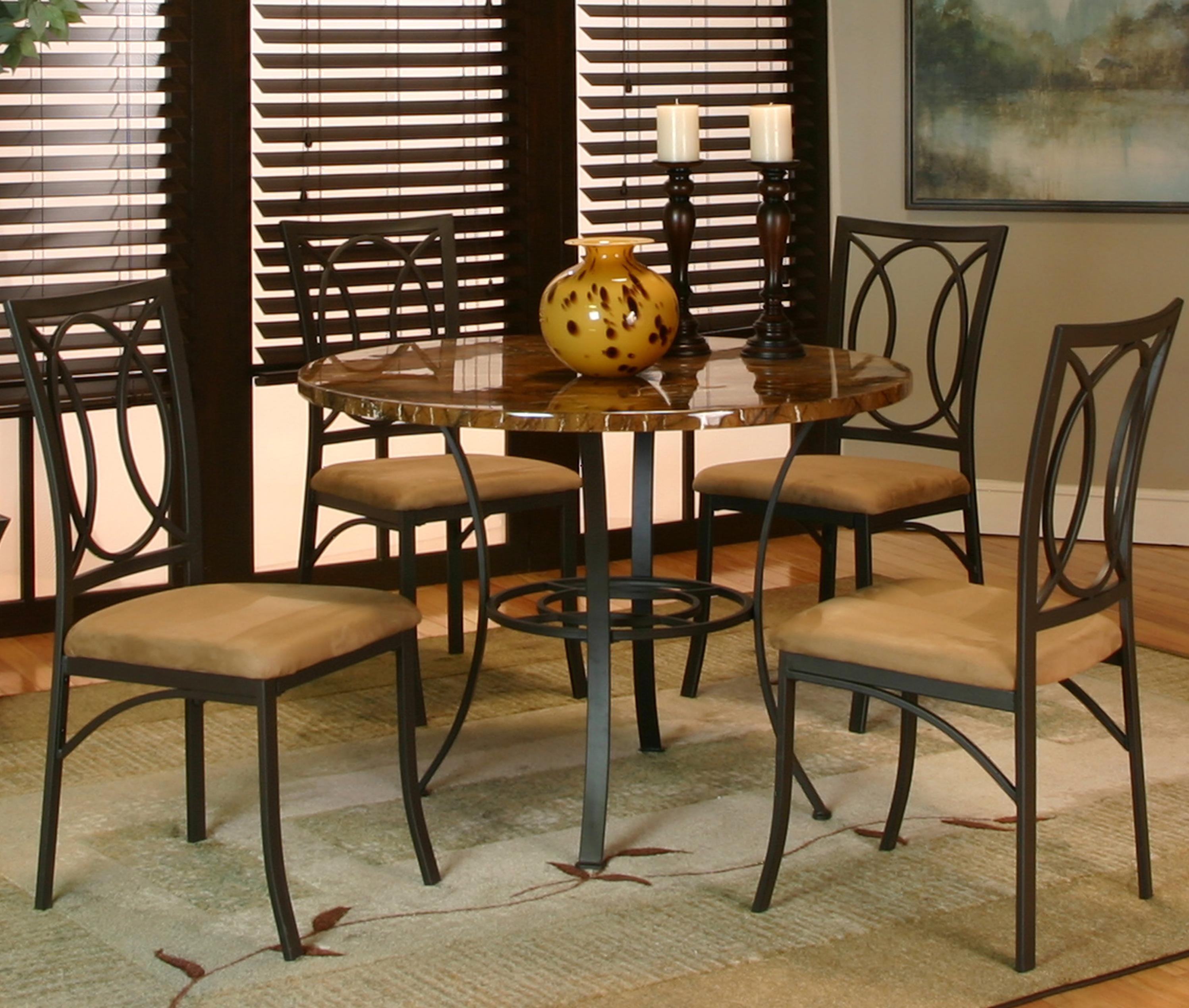 Cramco, Inc Kaden T230165 5 Piece Faux Marble Table Top Corner