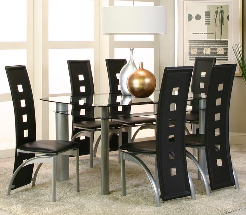 Cramco, Inc Valencia 92780735 Contemporary 7Piece Dining Set Corner