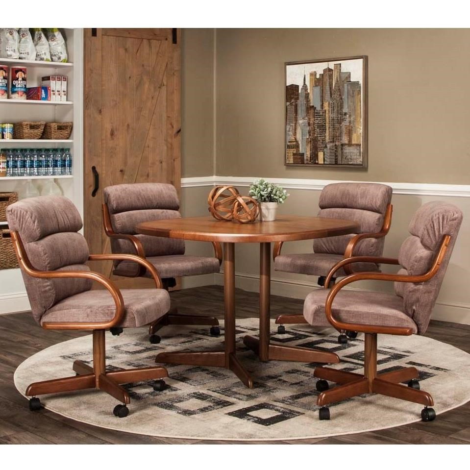 Cramco, Inc Wichita D8812546 5Piece Table and Chair Set Corner