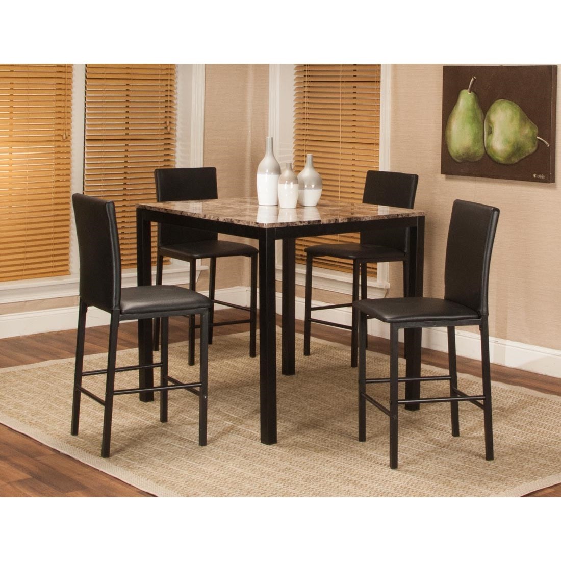 テーブル・チェア・ハンモック THE BAR COUNTER TABLE SPIDER EDITION 12045 Series Home Bar Set (White) Coaster Furniture