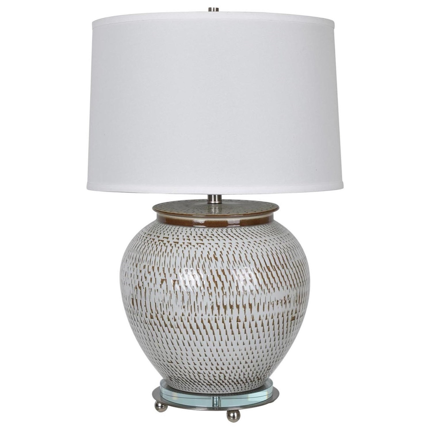 Crestview Collection Lighting CVAZP008 Lise Table Lamp Esprit Decor