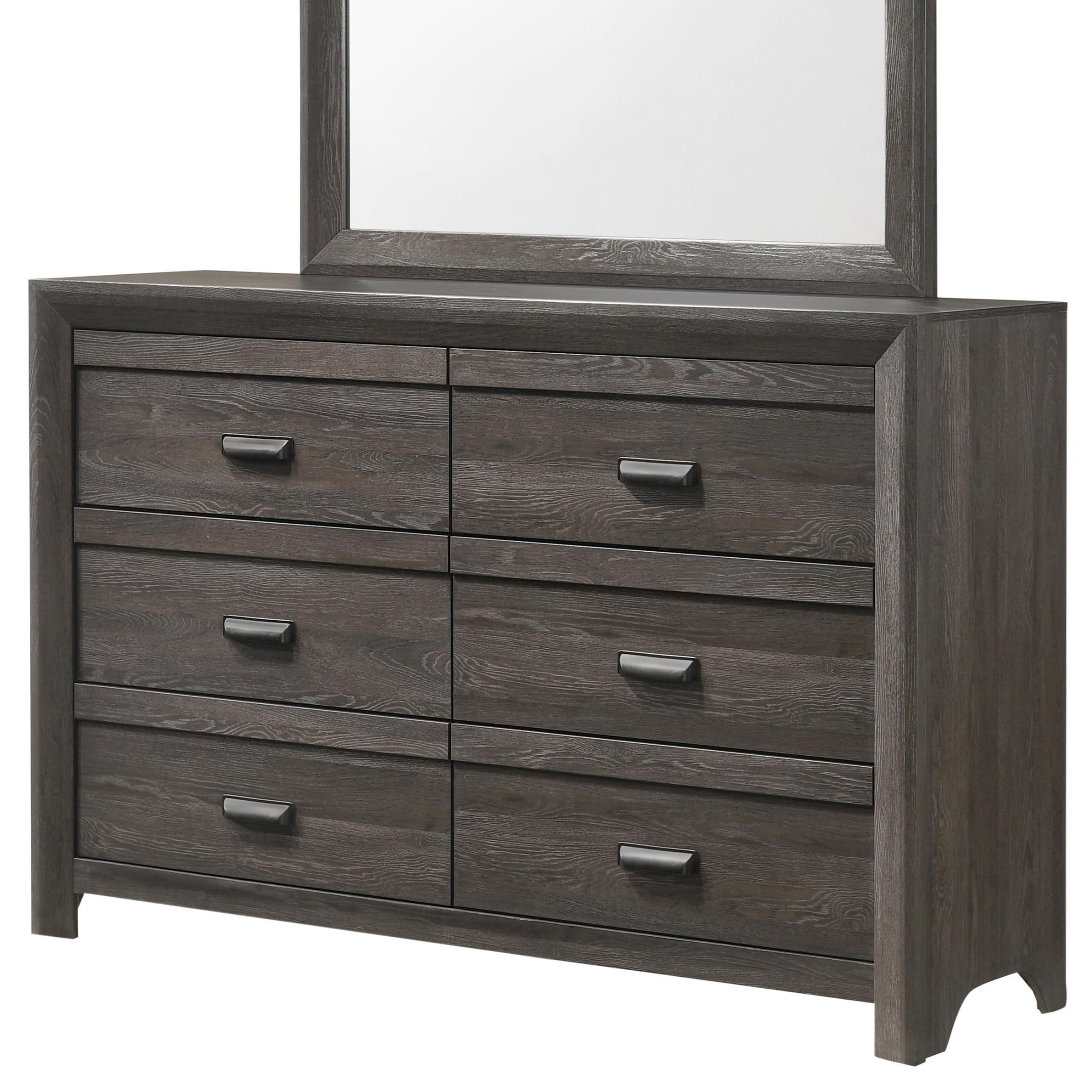 Crown Mark Furniture Adelaide B67001 Contemporary 6Drawer Dresser