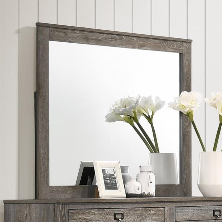 Crown Mark Bateson Contemporary Landscape Dresser Mirror Value City