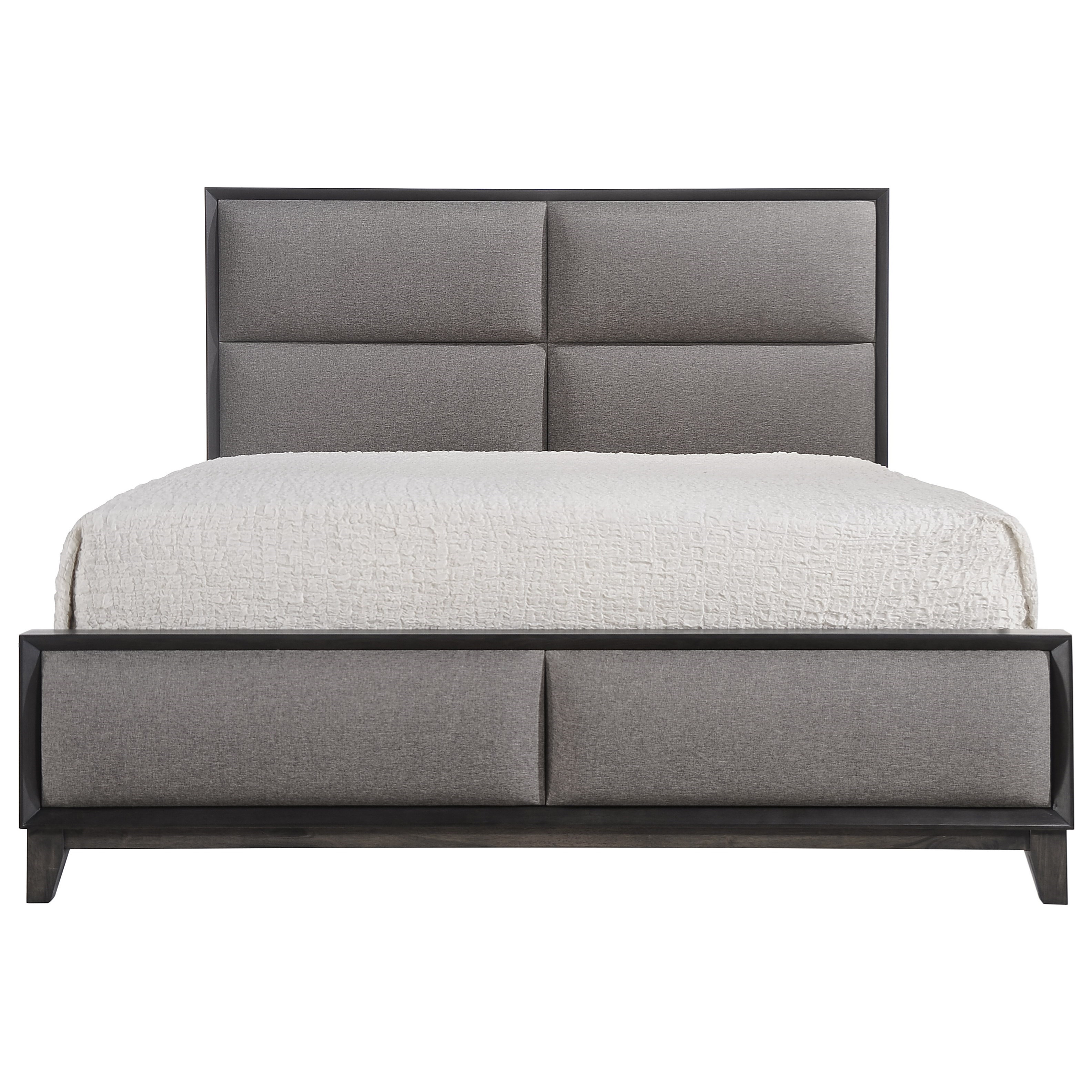 Crown Mark Florian Contemporary King Upholstered Bed Value City