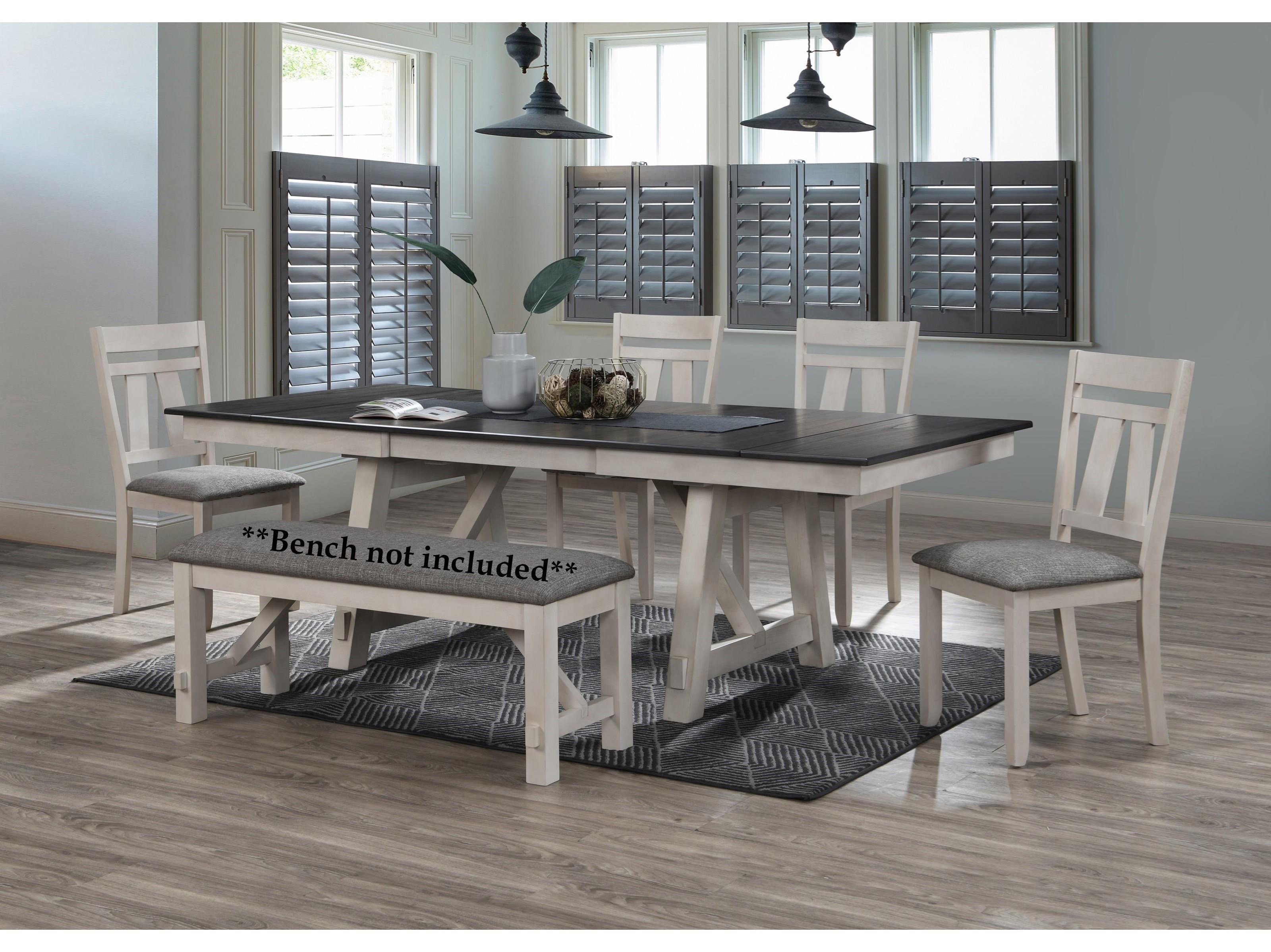 Crown Mark Maribelle CRN2158CG/AKIT 5-Piece Table and Chair Set