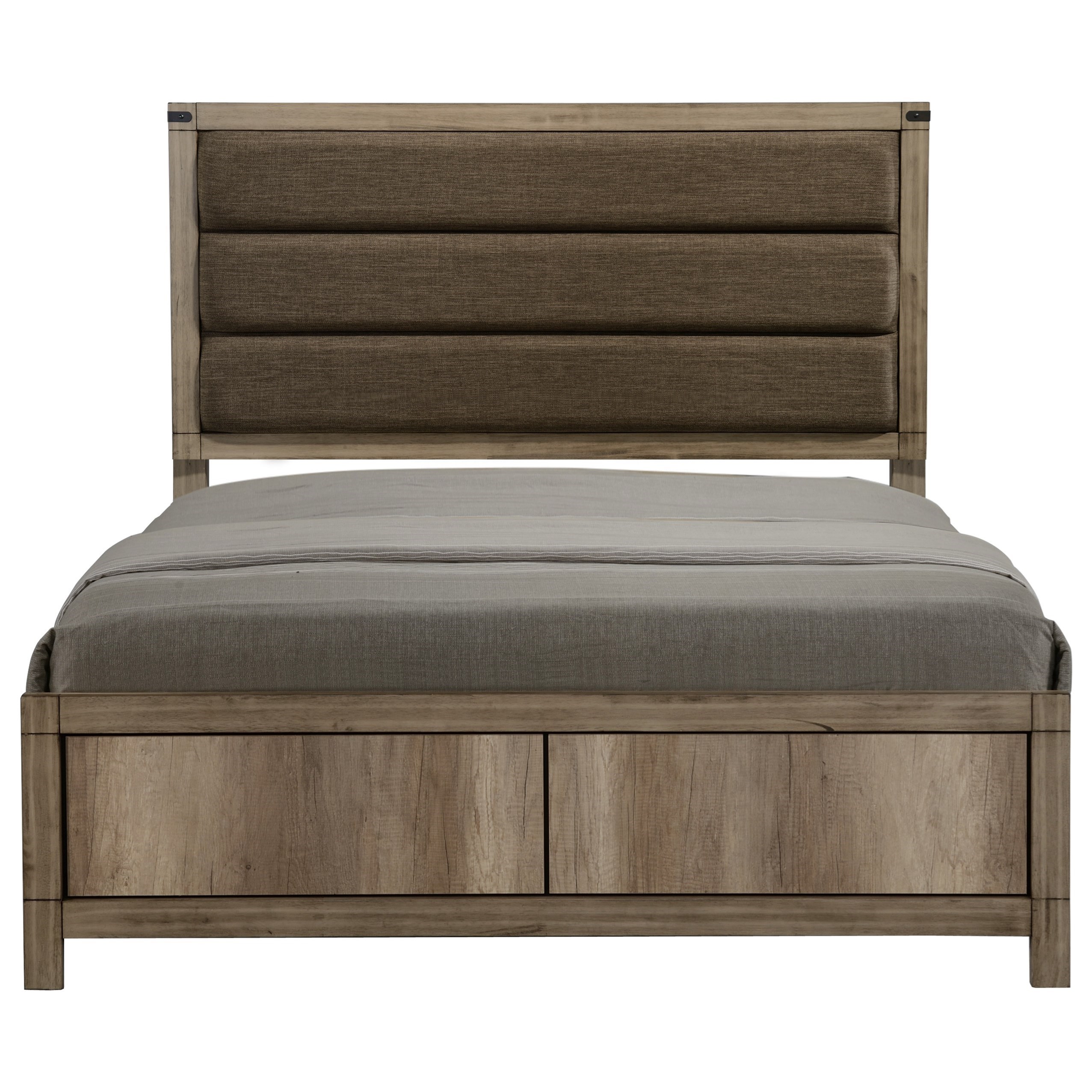 Crown Mark Matteo Queen Upholstered Low Profile Bed Value City