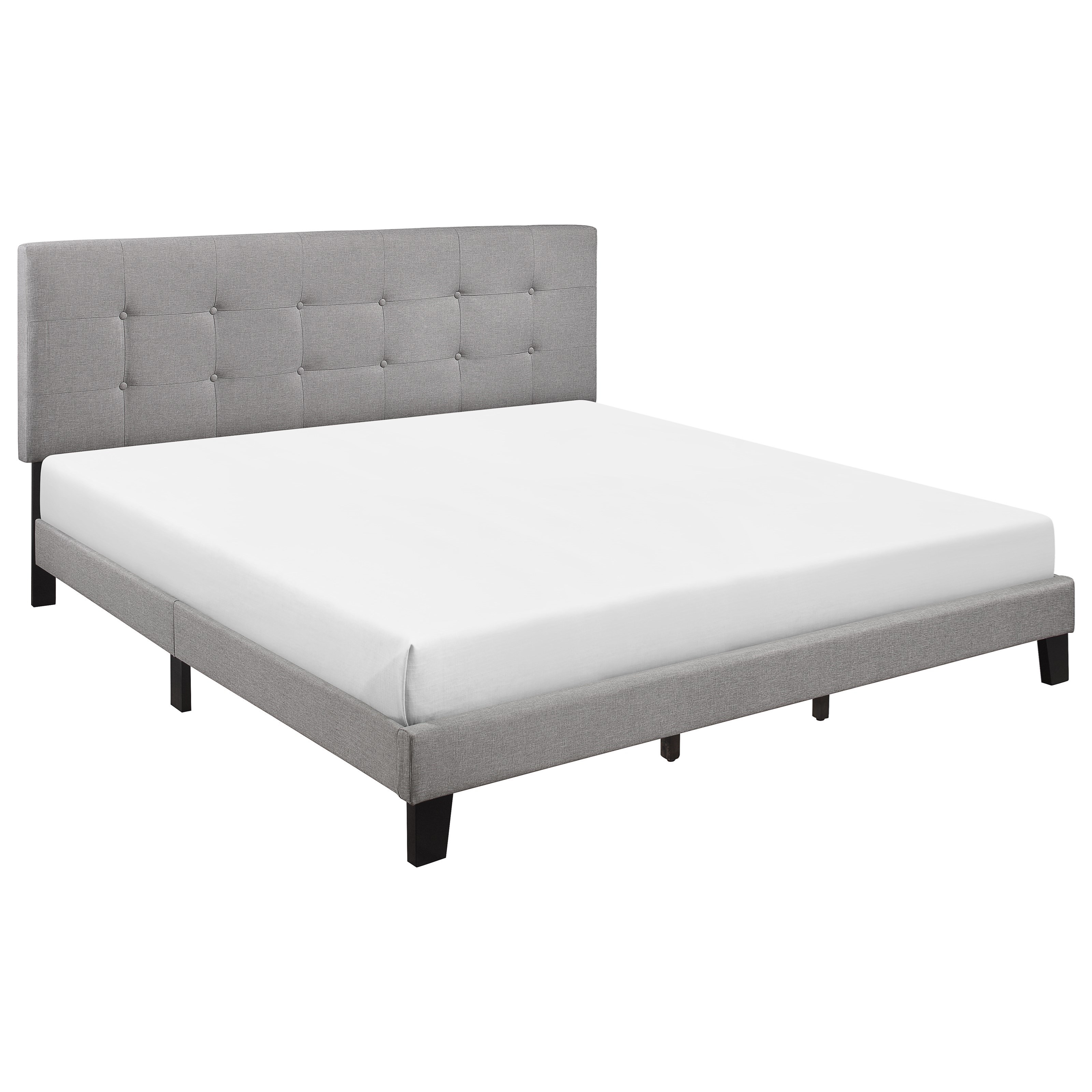 Crown Mark Rigby Contemporary King Upholstered Bed with Adjustable
