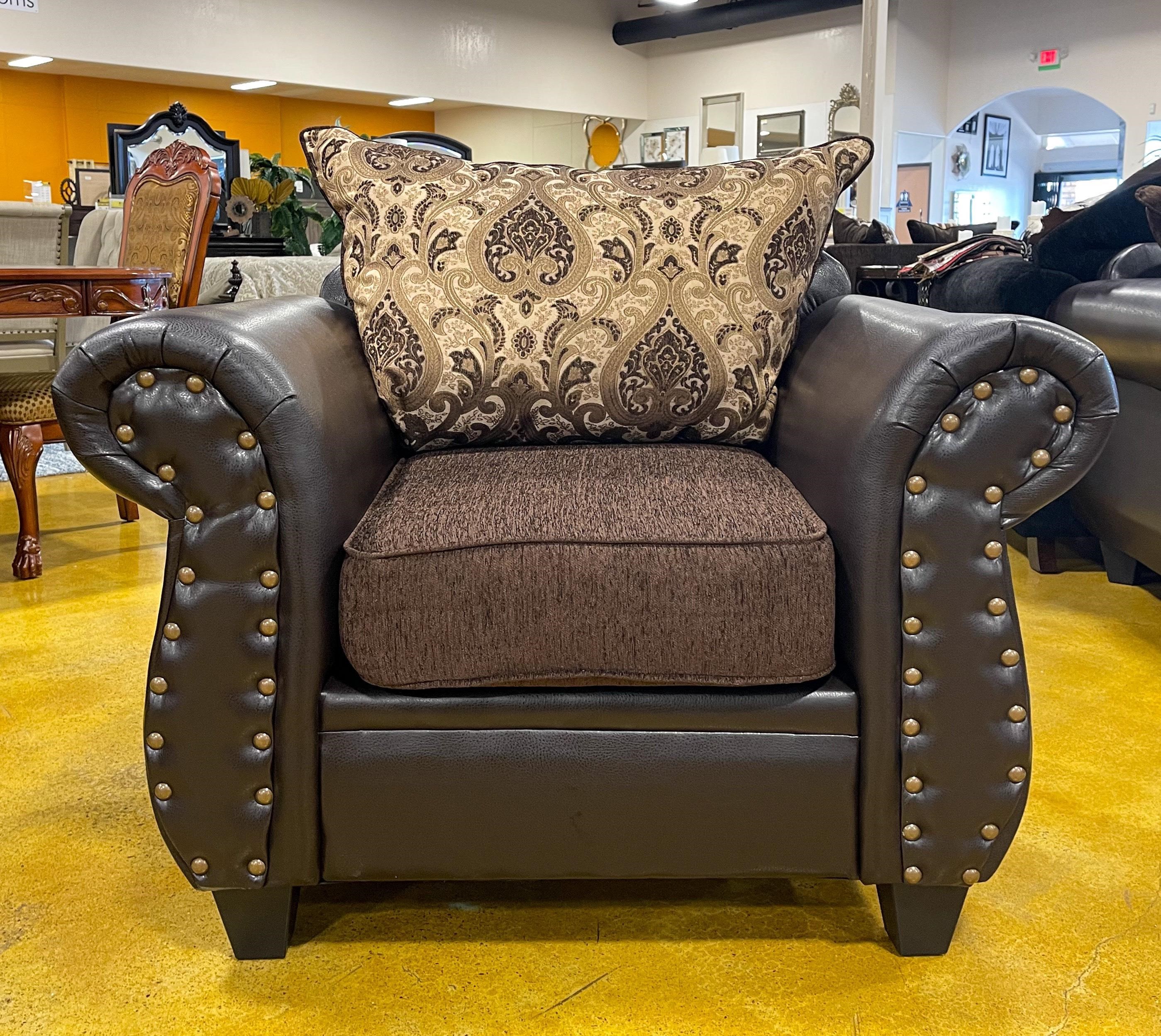 Phoenix Custom Furniture SOL2 SOLCHRBMC Chair Rodeo Brown Monte