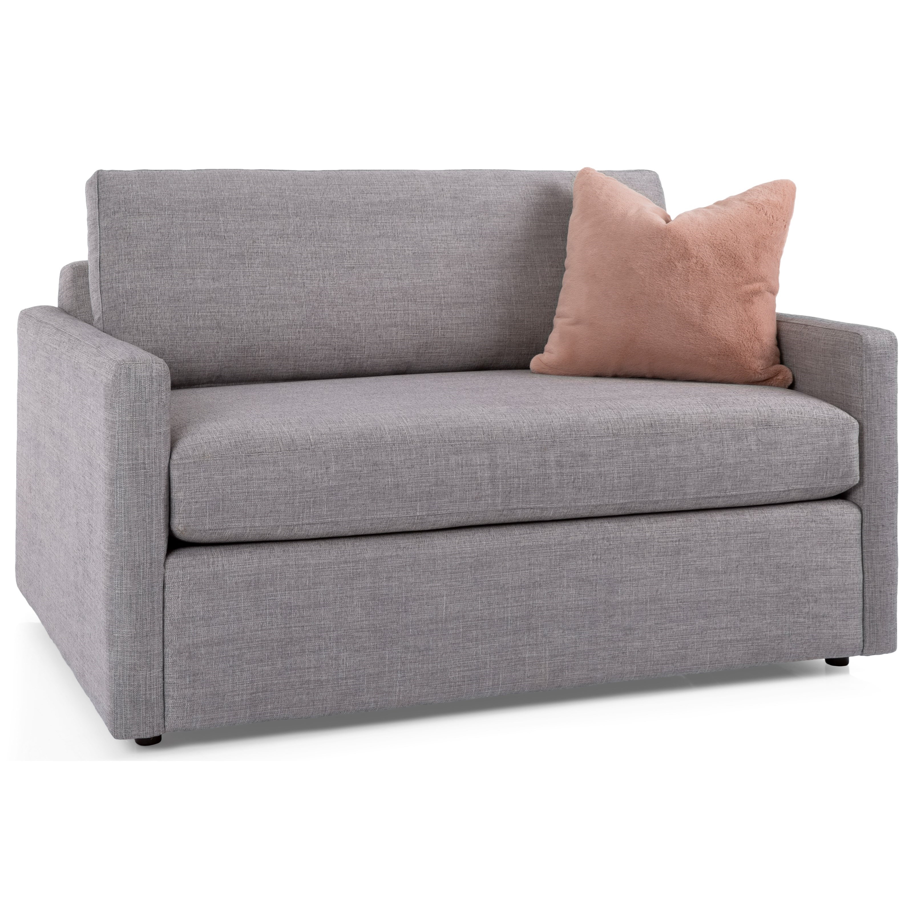 DecorRest 2068 Contemporary Loveseat Twin Sleeper Wayside Furniture