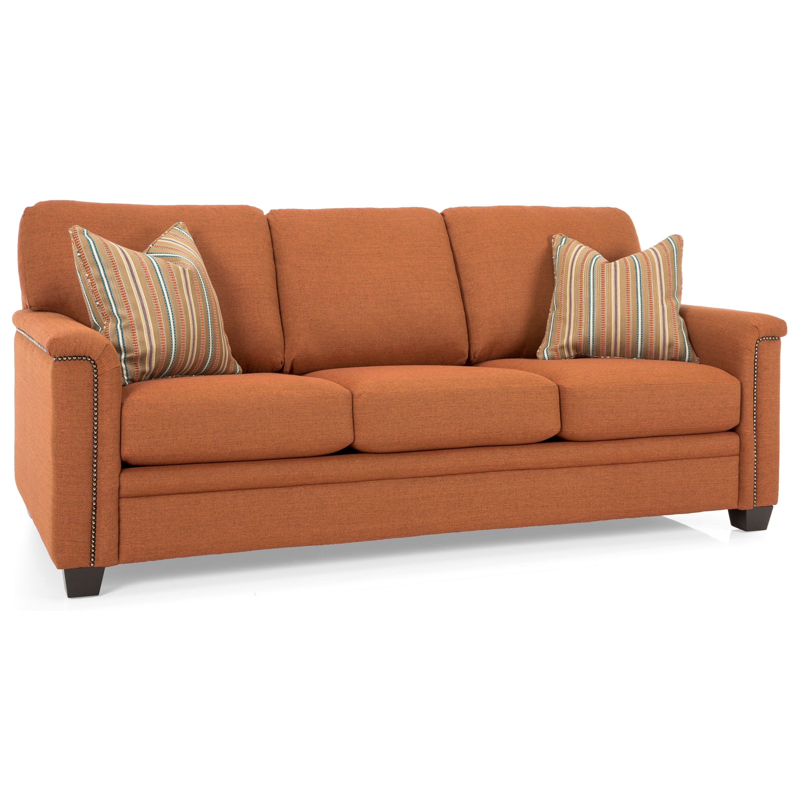 DecorRest 2877 Transitional Sofa with Nailhead Trim Sheely's