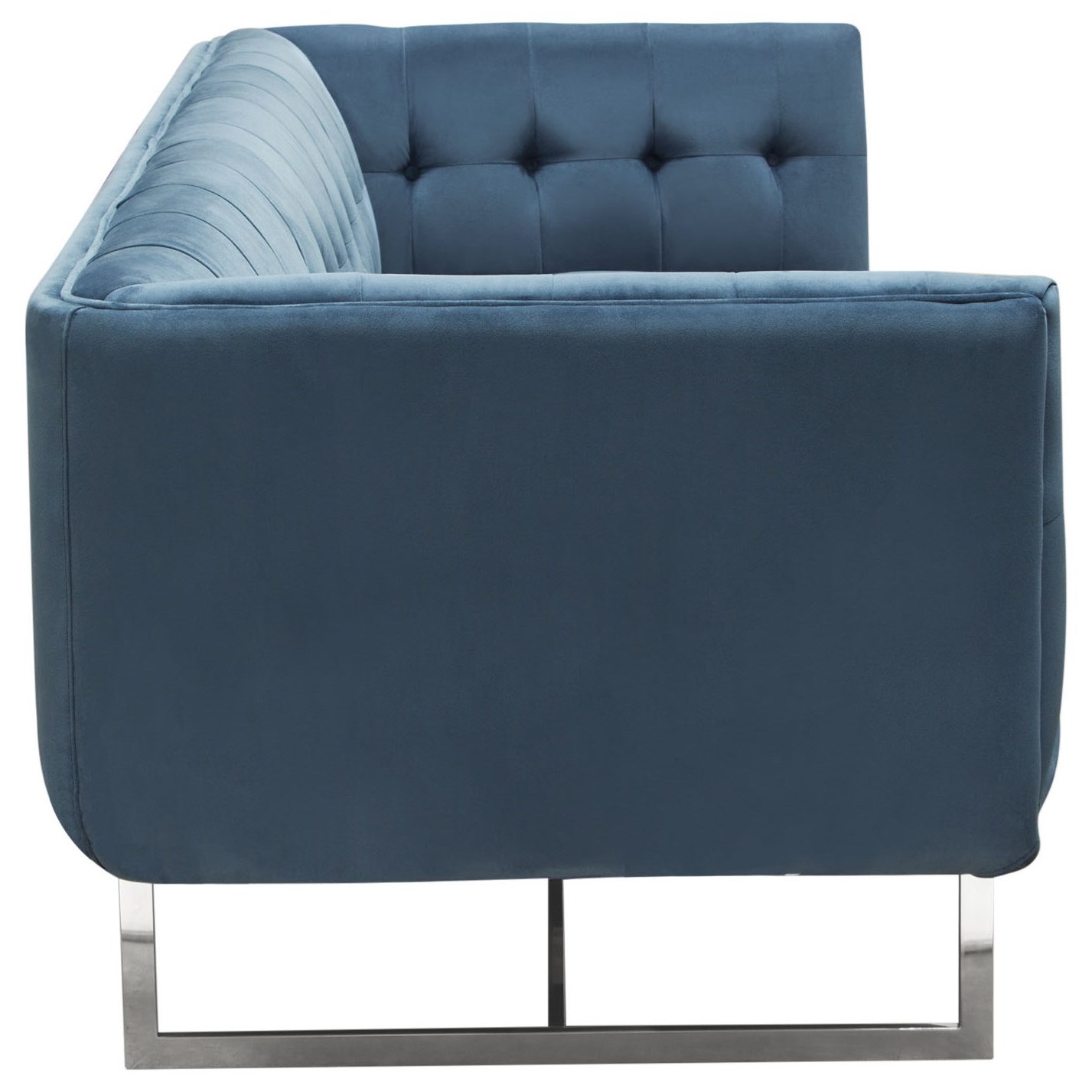 Diamond Sofa Hollywood HOLLYWOODSOBU Tufted Sofa in Royal