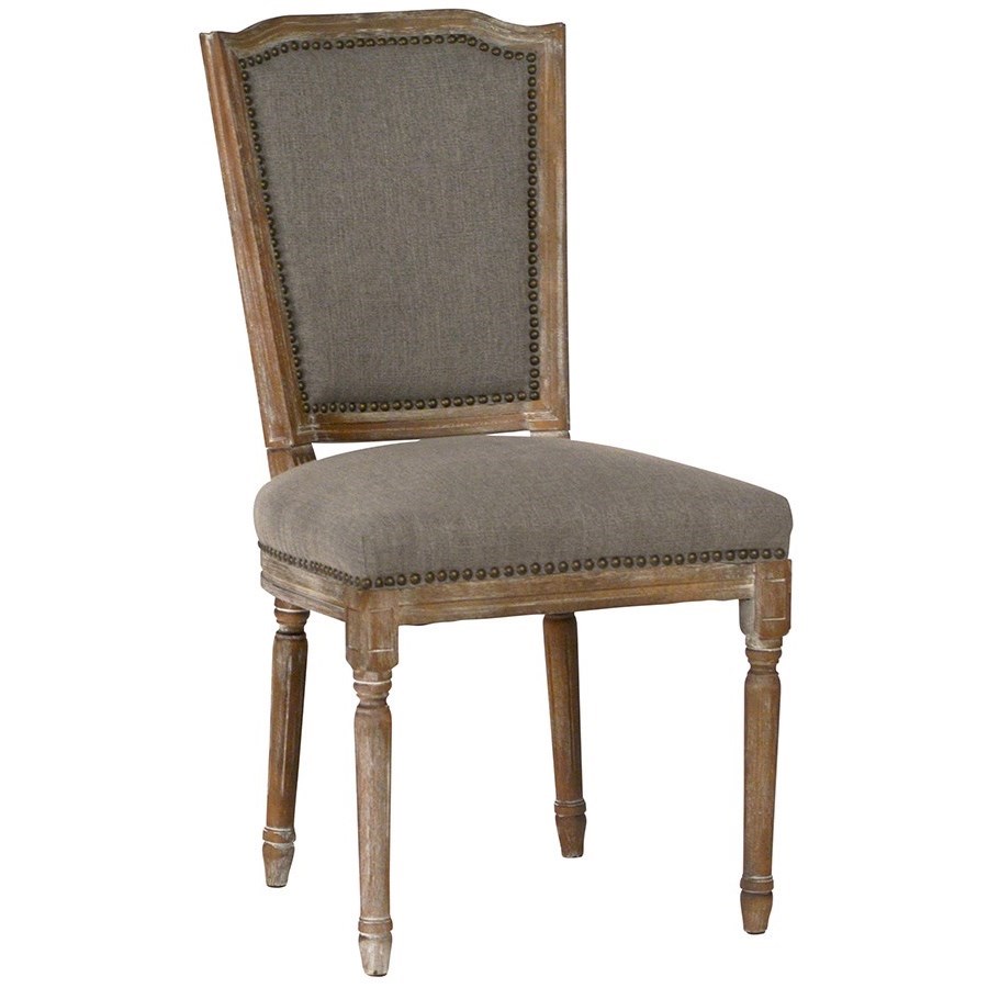 Dovetail Furniture Arras Arras Dining Chair with Nail Head Detaling