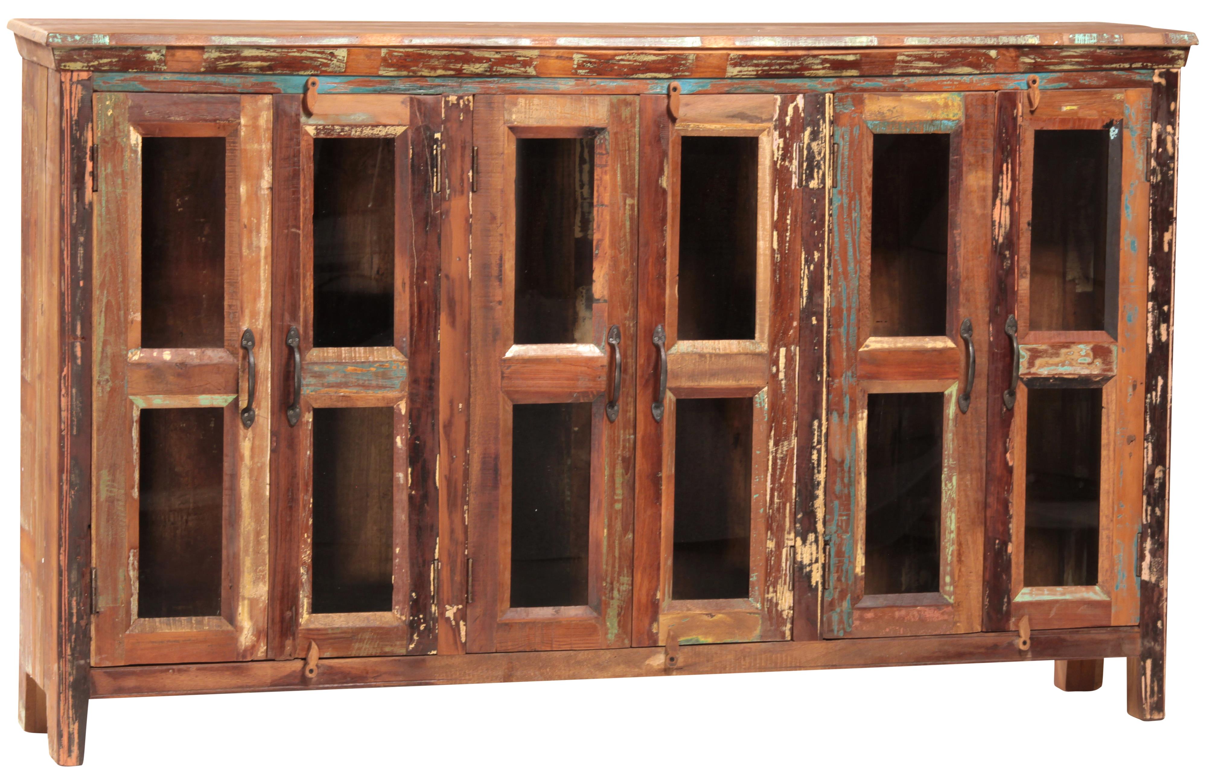 Dovetail Furniture Dovetail SEK035 Dining Buffet w/ 6 Doors Swann's